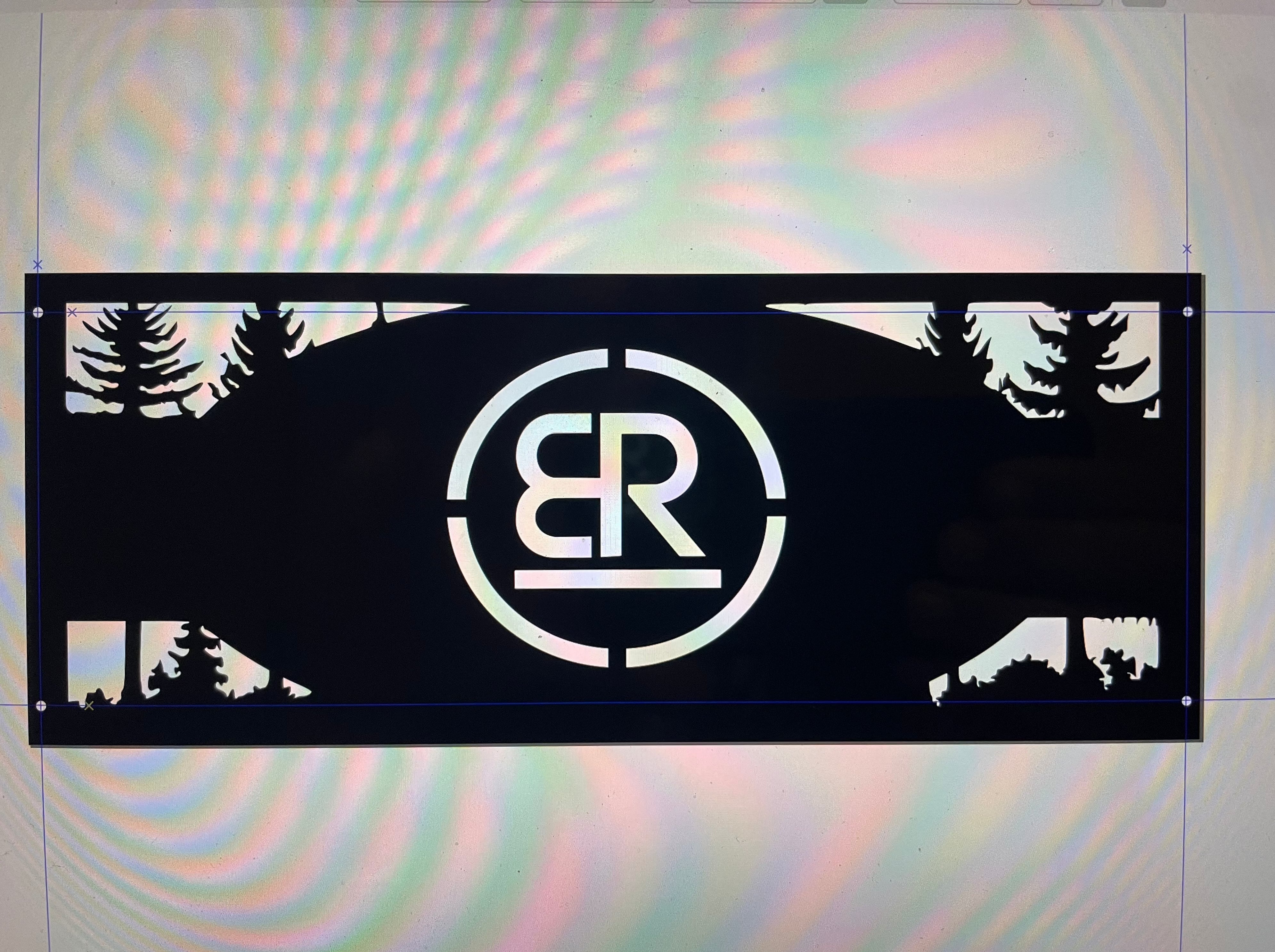 Personalized LOGO Fire Pit Ring