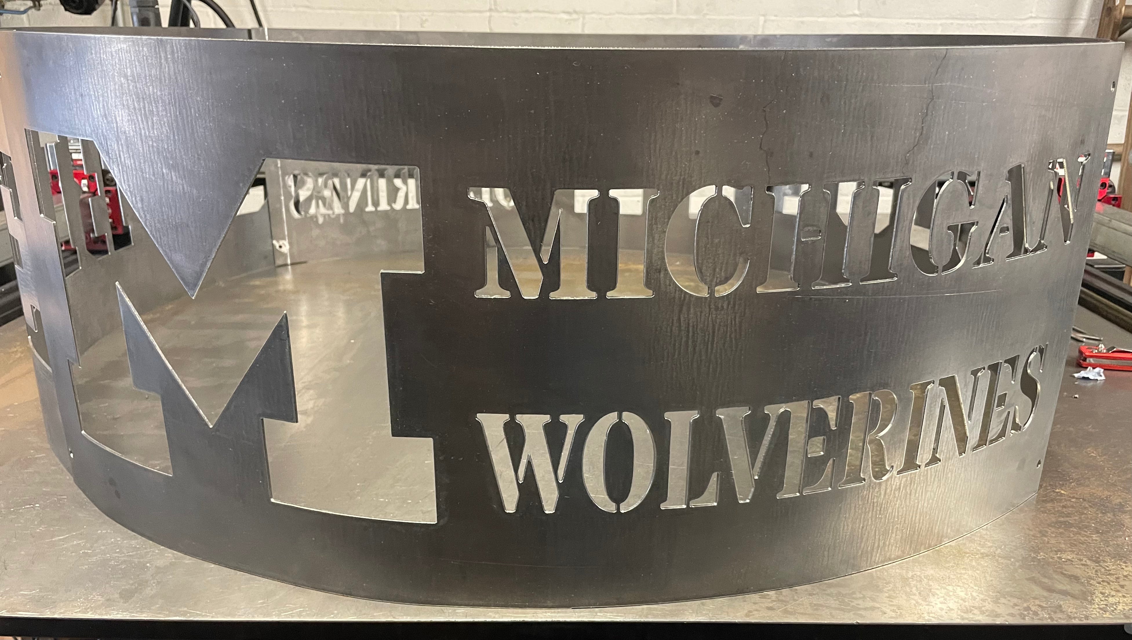 Personalized LOGO Fire Pit Ring