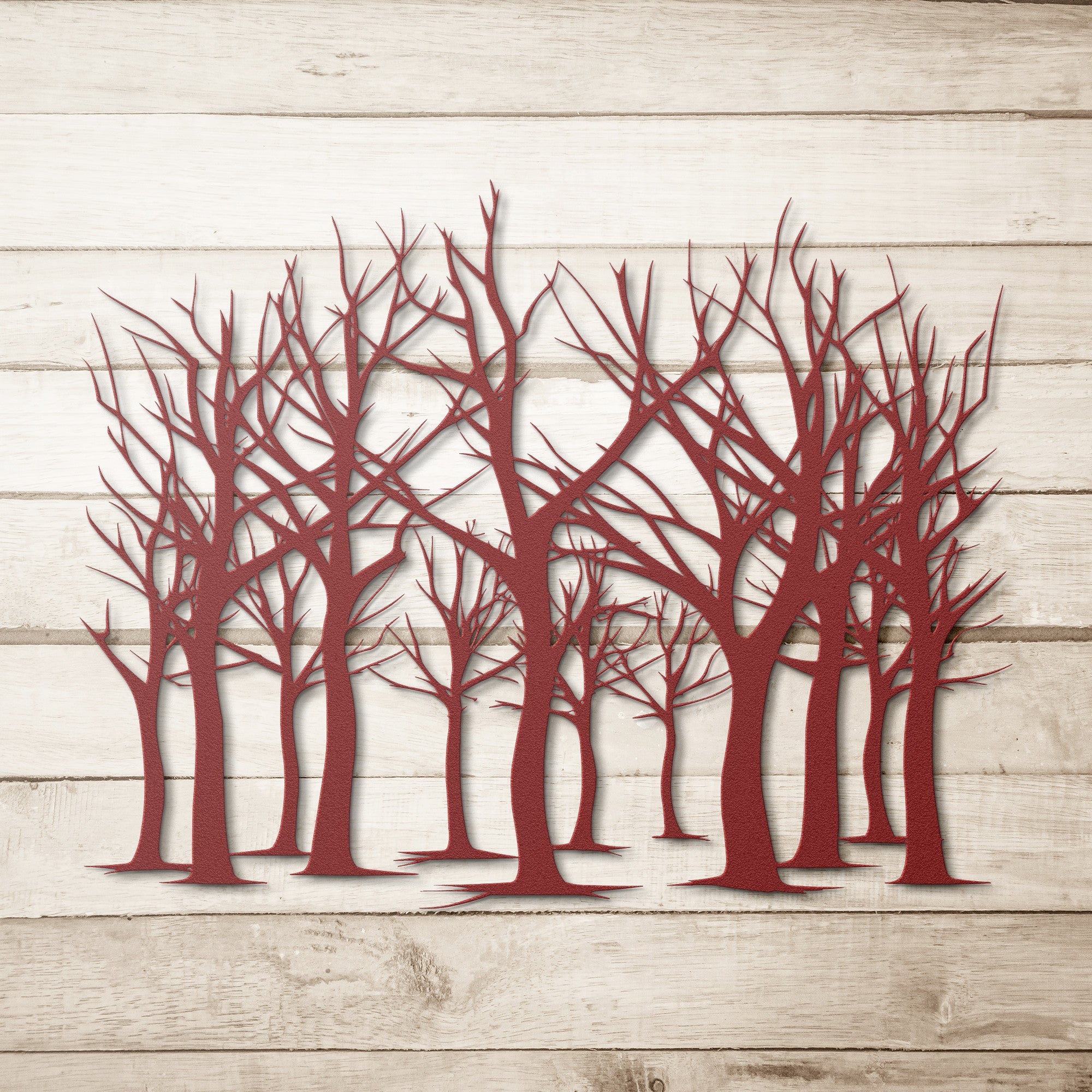 Bare Forest Metal Sign - Cool Metal Signs