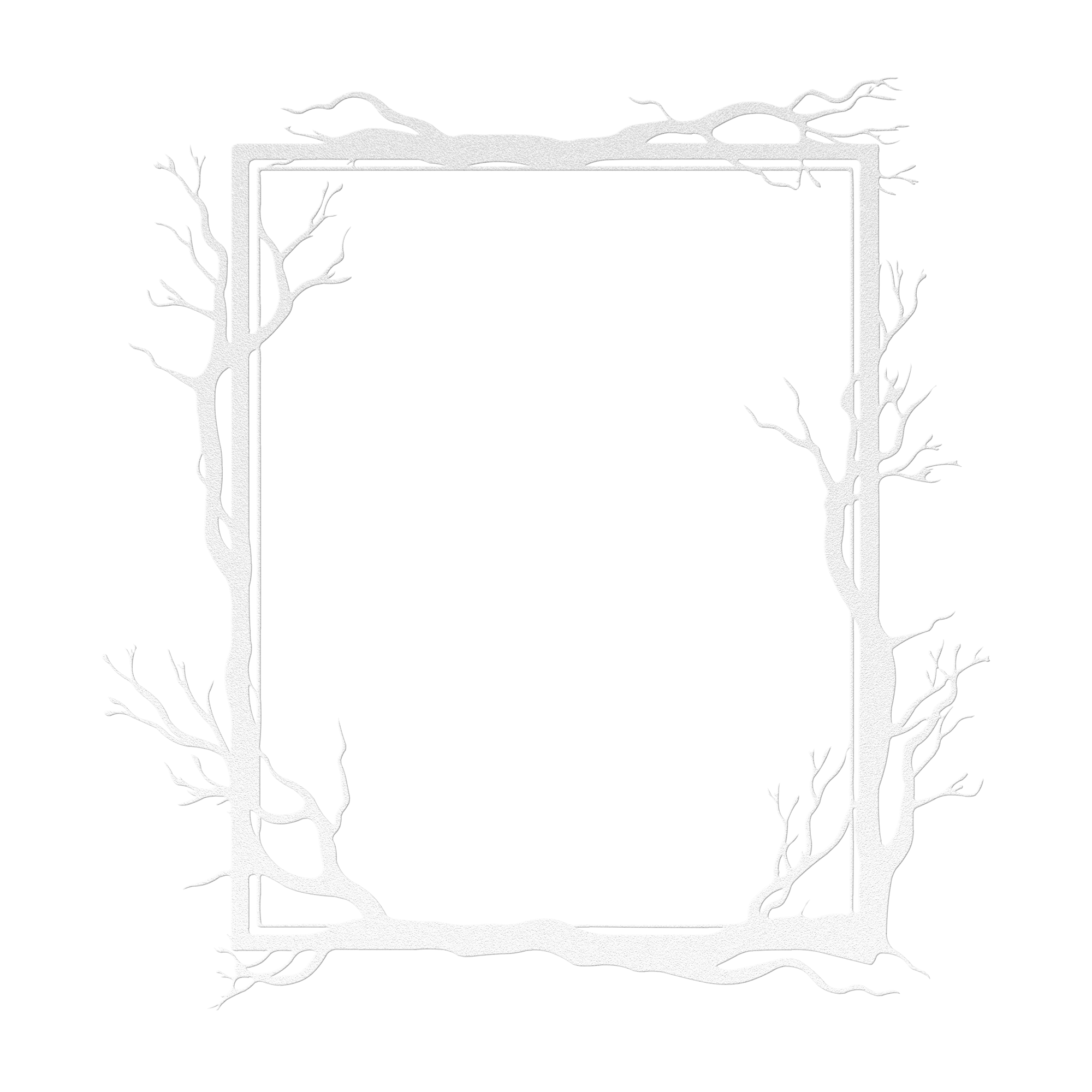 Branch Frame Metal Sign - Cool Metal Signs