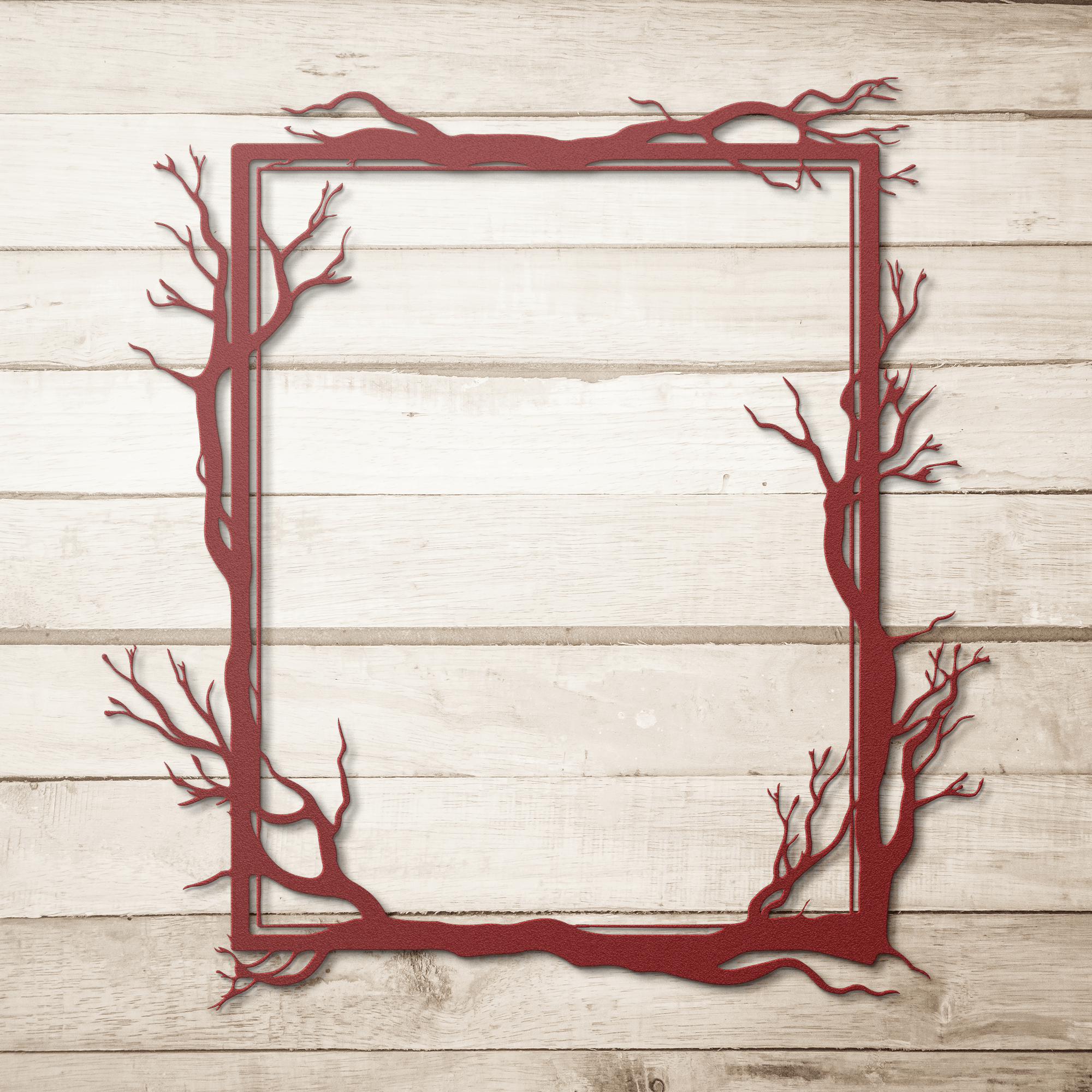 Branch Frame Metal Sign - Cool Metal Signs