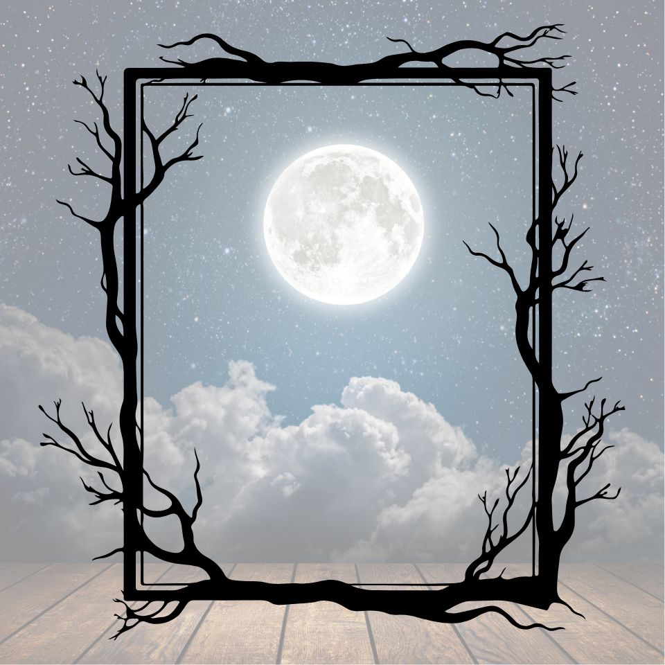 Branch Frame Metal Sign - Cool Metal Signs