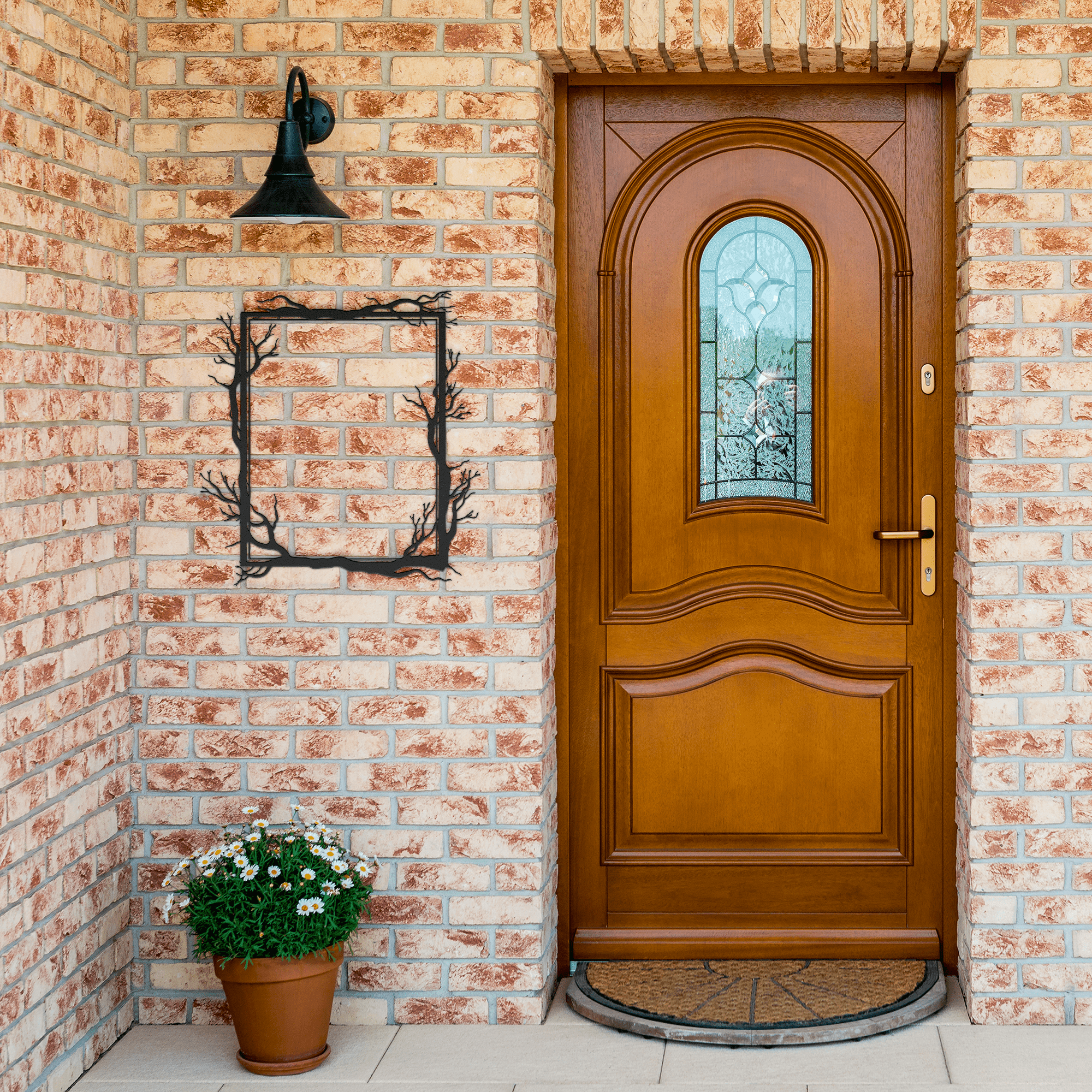 Branch Frame Metal Sign - Cool Metal Signs