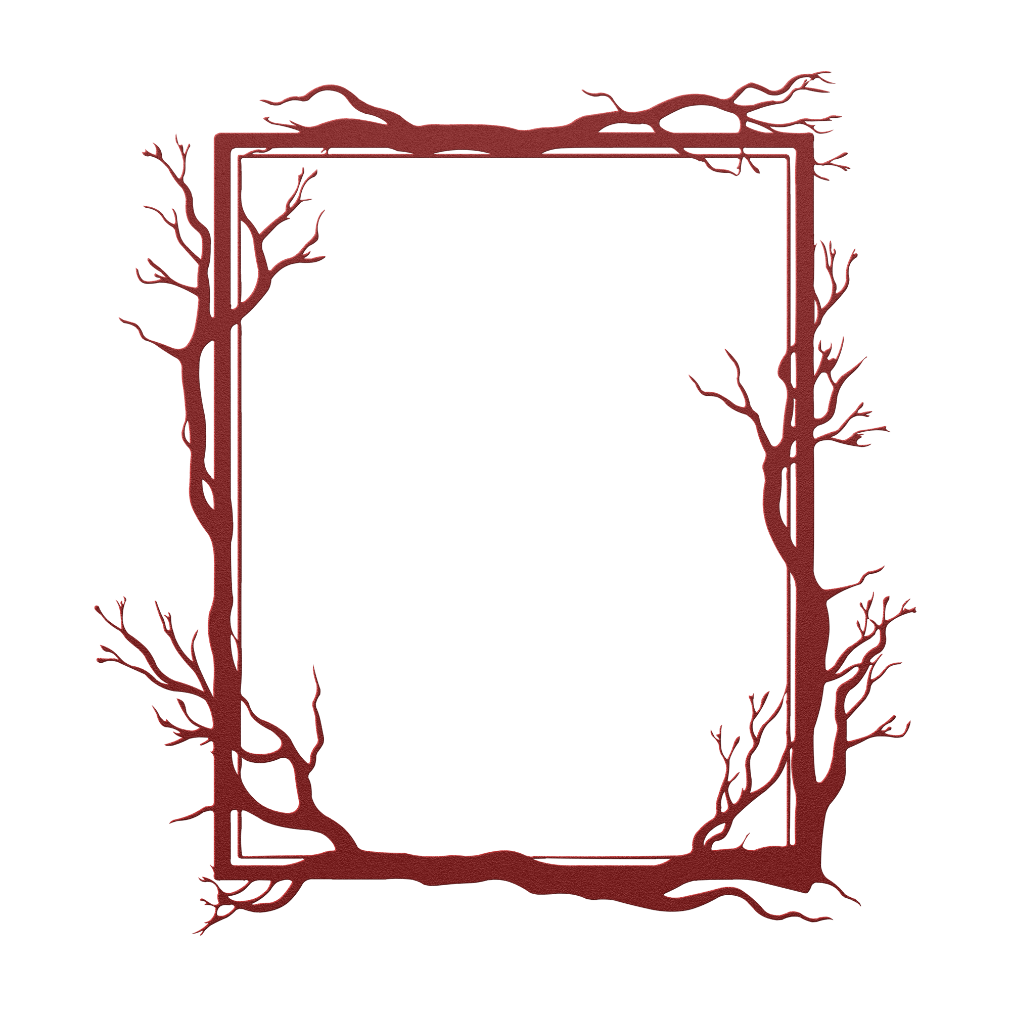 Branch Frame Metal Sign - Cool Metal Signs