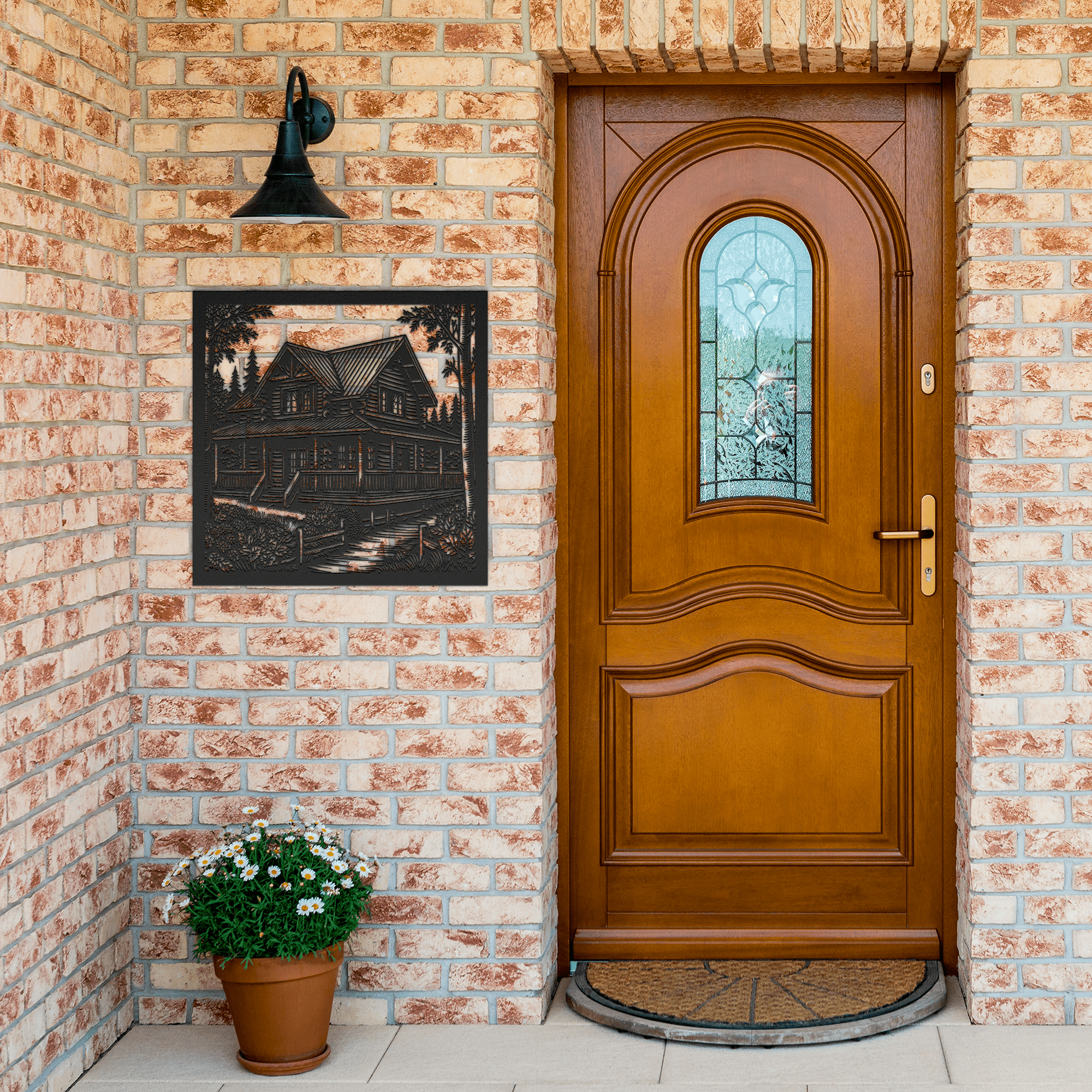 Cabin in the Woods Metal Sign - Cool Metal Signs