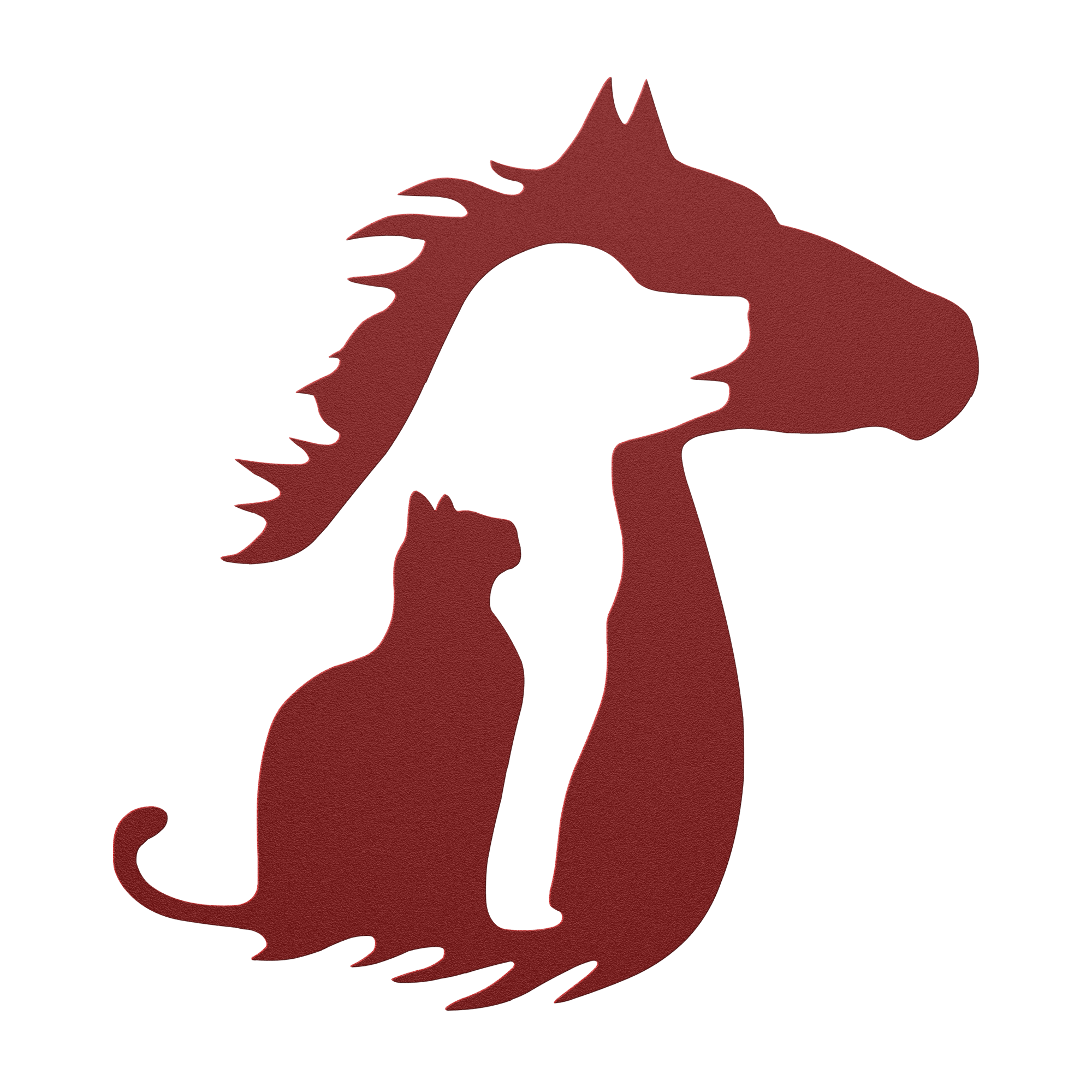 Cat Dog Horse Metal Sign - Cool Metal Signs