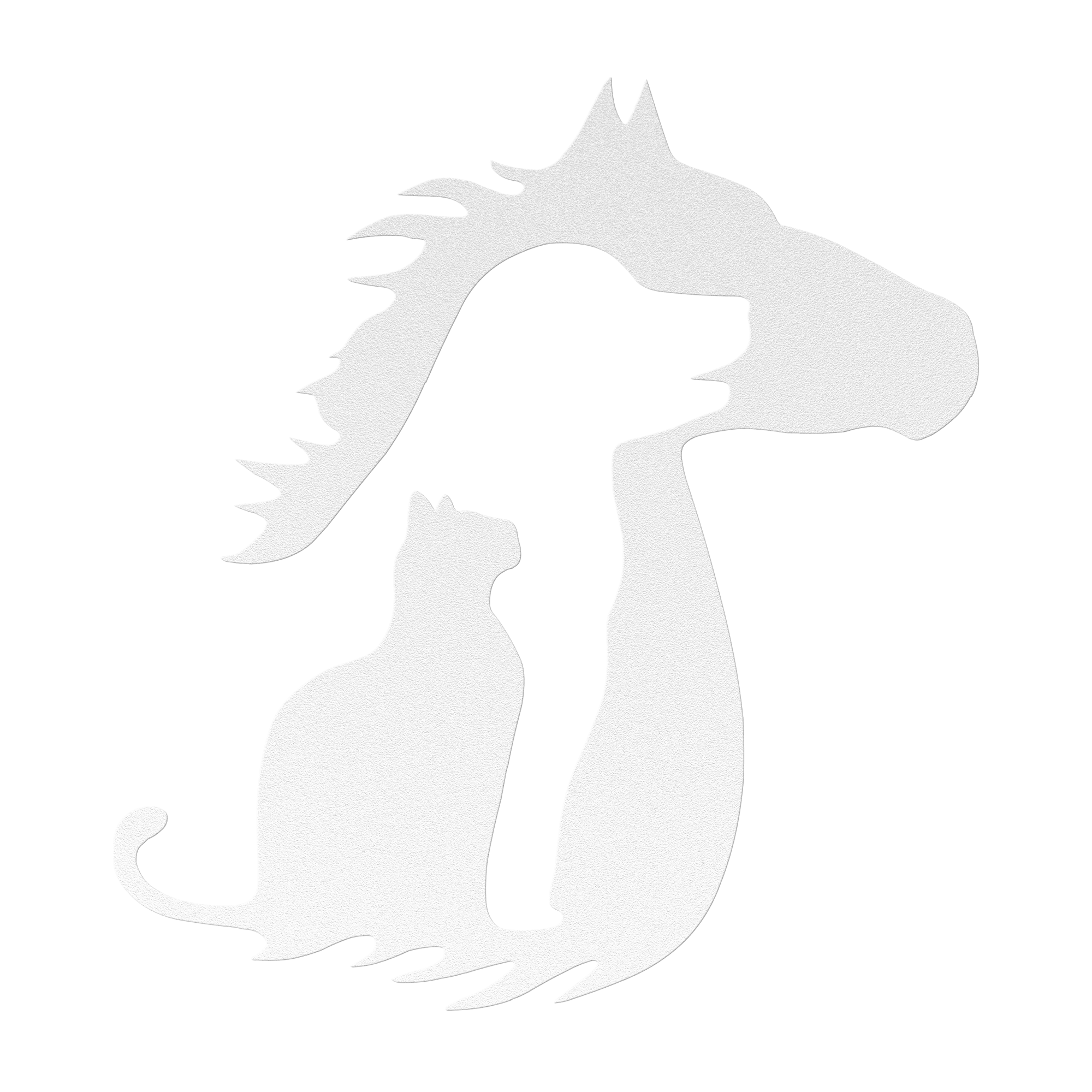 Cat Dog Horse Metal Sign - Cool Metal Signs