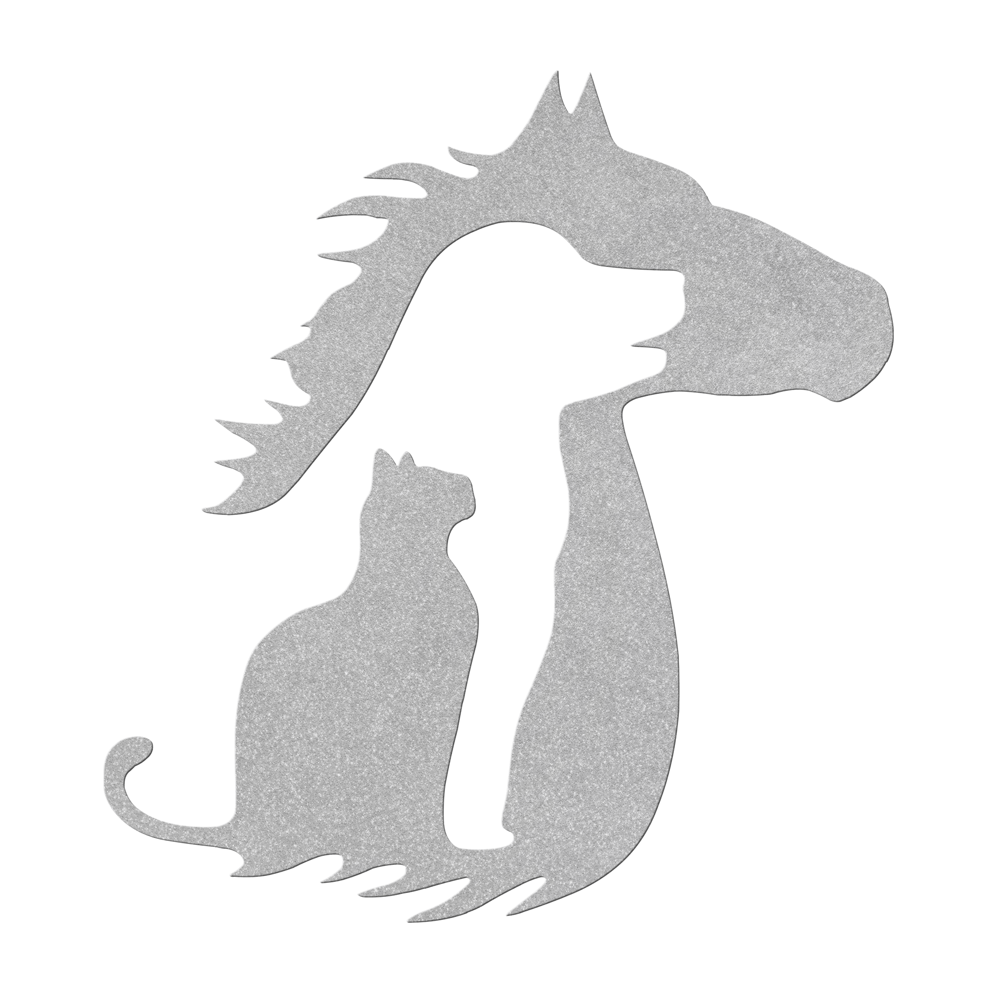Cat Dog Horse Metal Sign - Cool Metal Signs