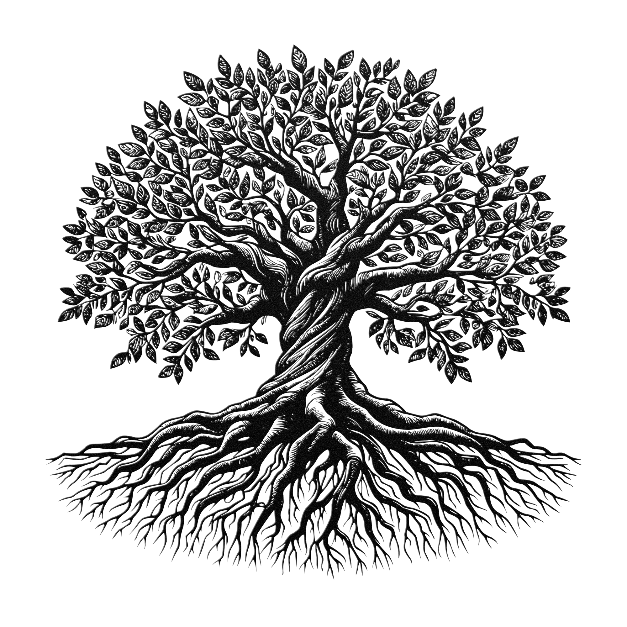 Connected Tree of Life Metal Sign - Cool Metal Signs