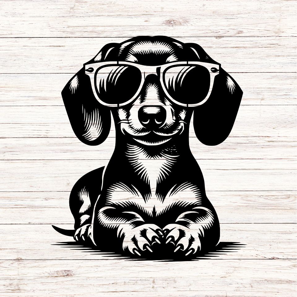 Cool Dachshund Metal Sign - Cool Metal Signs