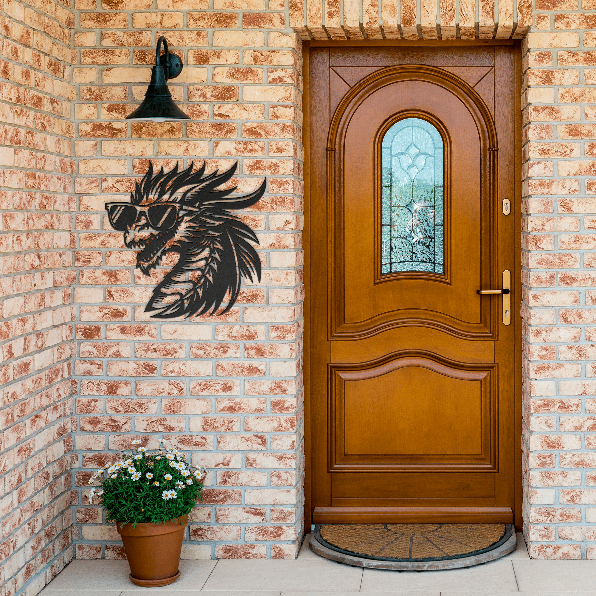 Cool Dragon Metal Sign - Cool Metal Signs