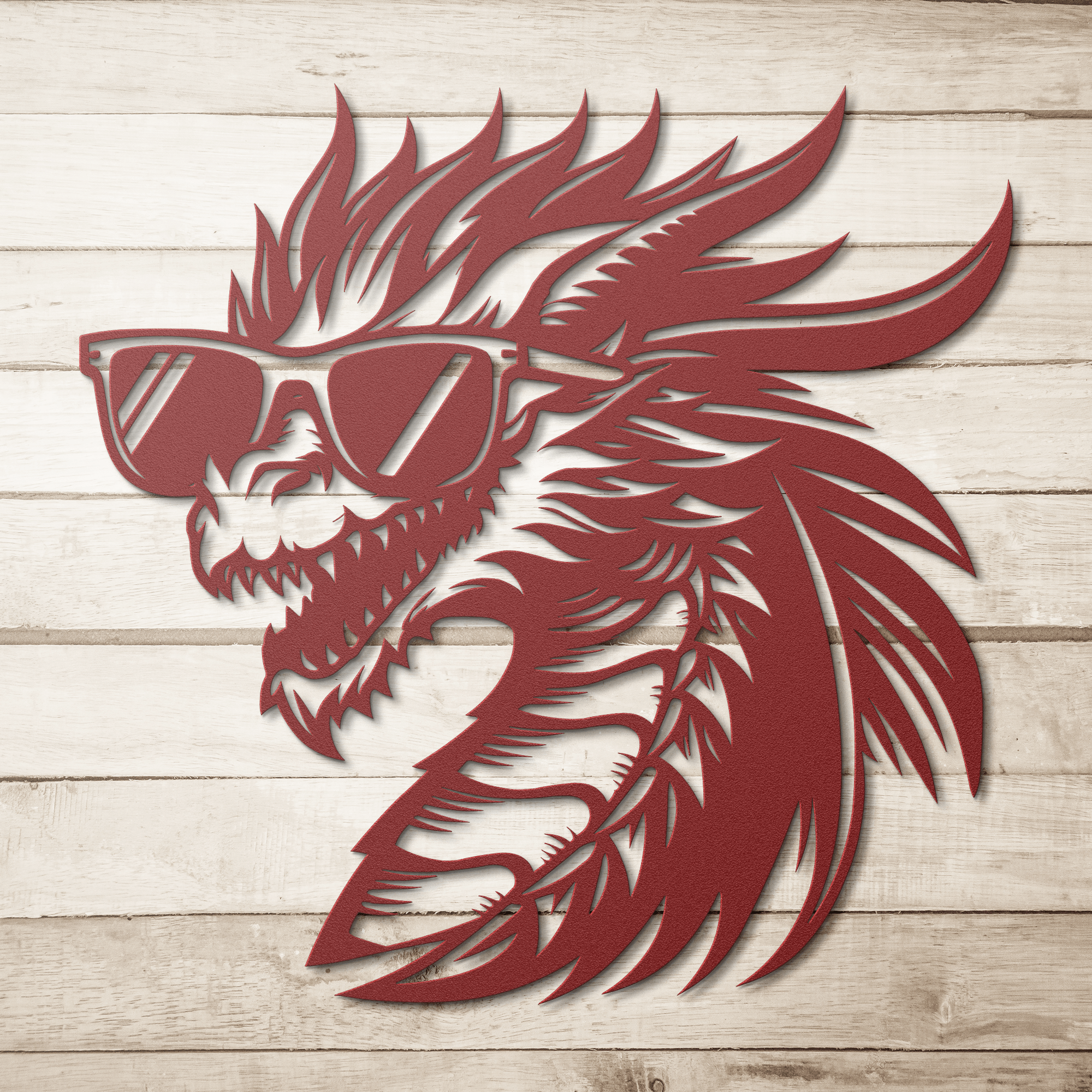 Cool Dragon Metal Sign - Cool Metal Signs