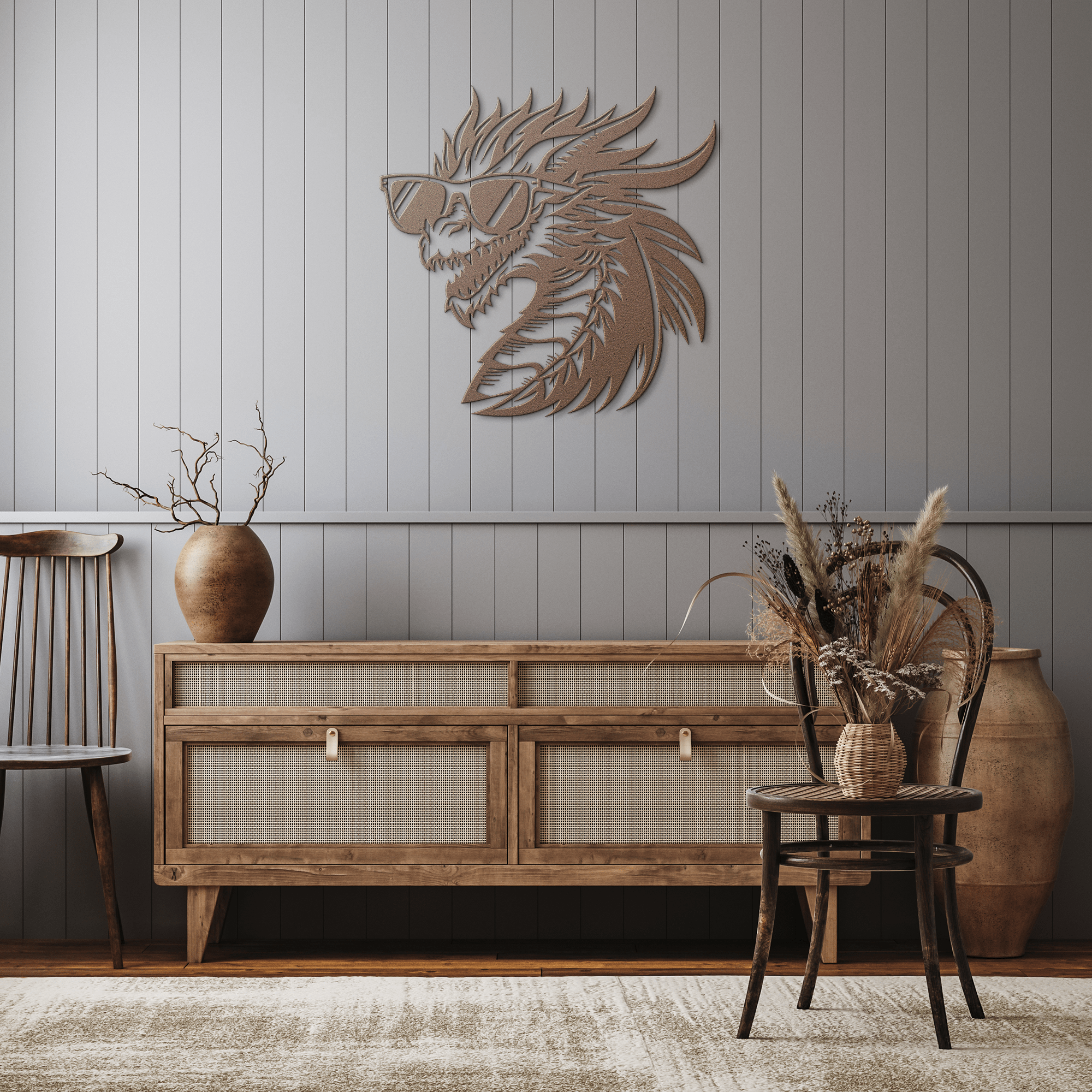 Cool Dragon Metal Sign - Cool Metal Signs