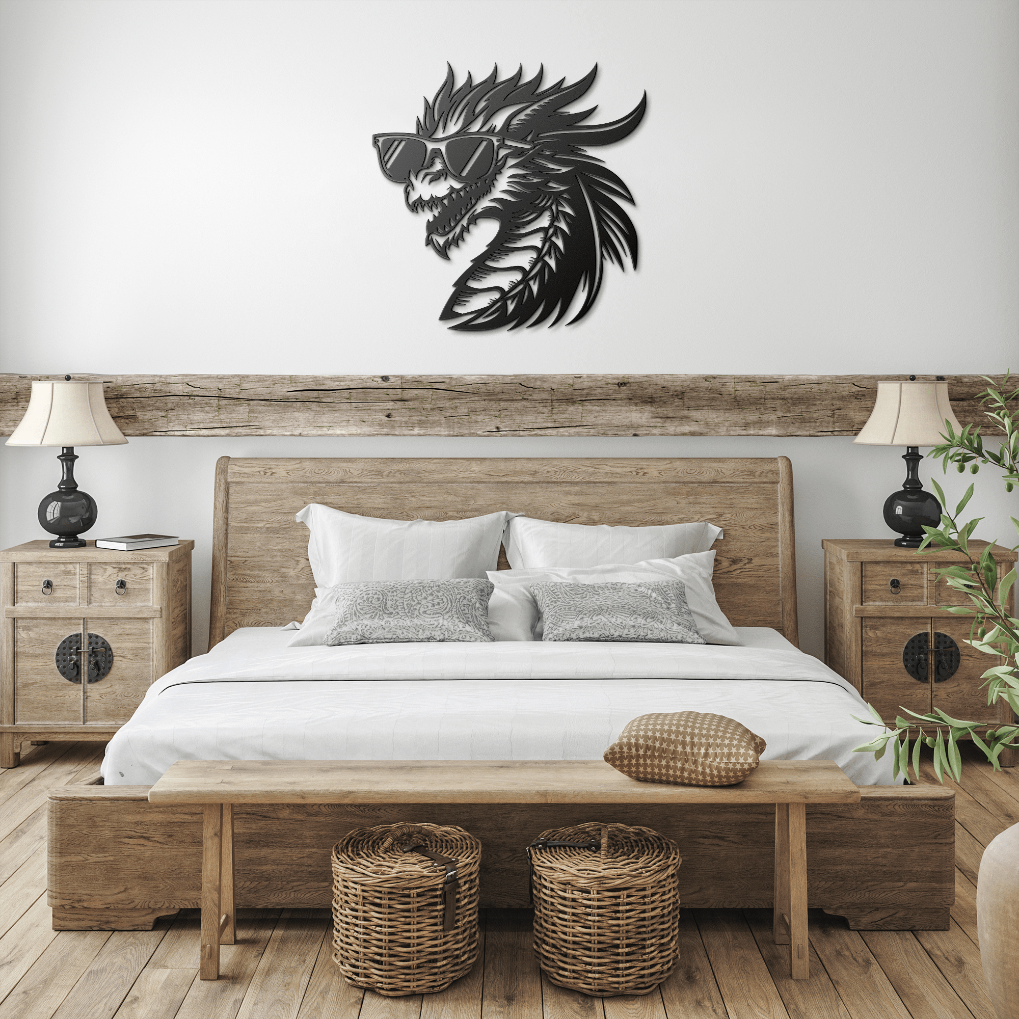 Cool Dragon Metal Sign - Cool Metal Signs