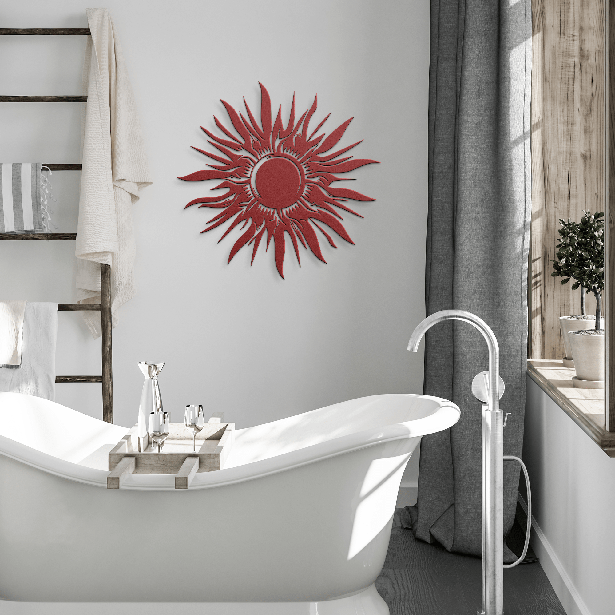 Cosmic Sun Metal Sign - Cool Metal Signs