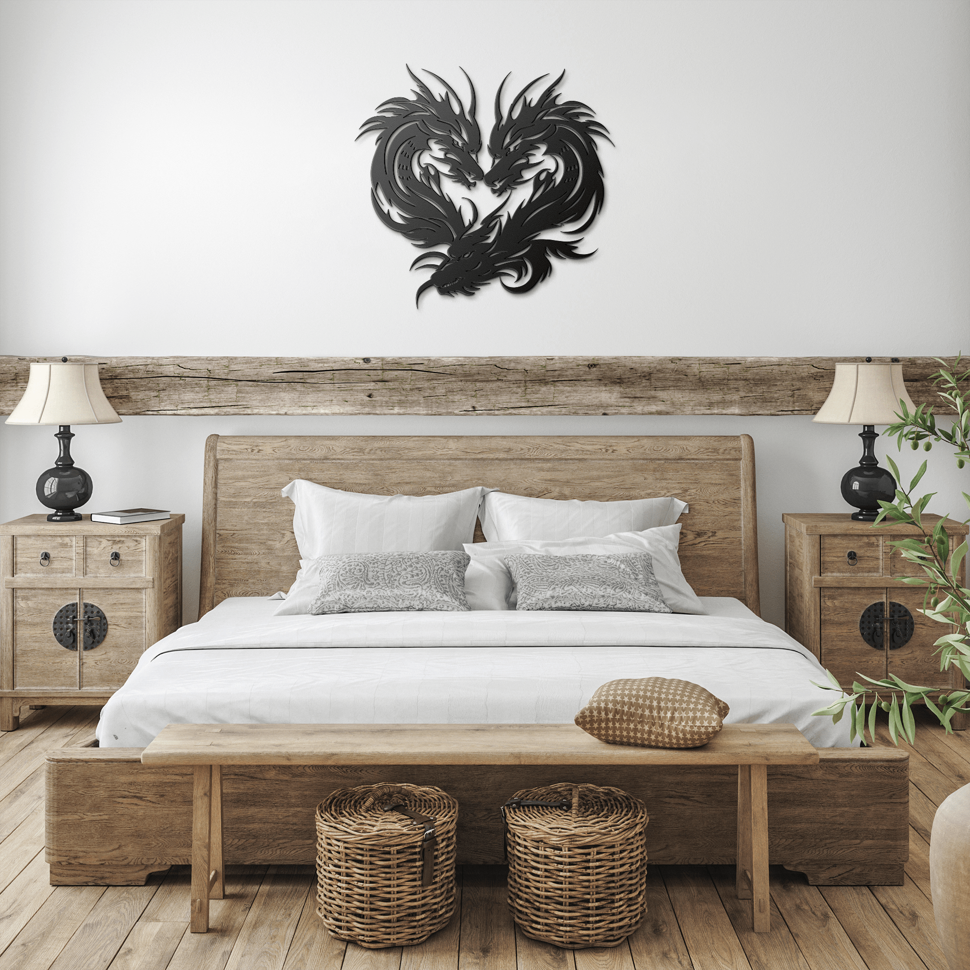 Dragon Heart Metal Sign - Cool Metal Signs