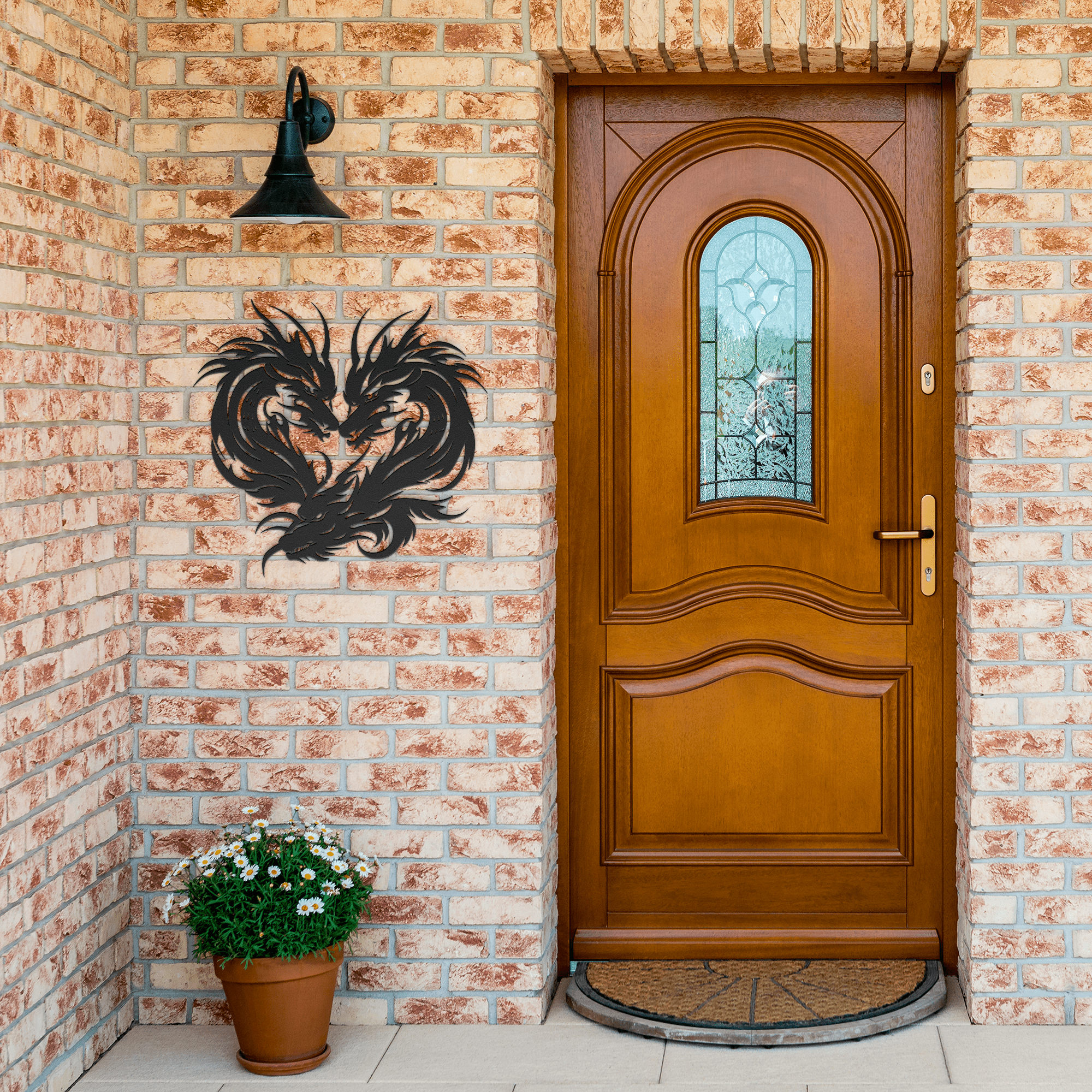 Dragon Heart Metal Sign - Cool Metal Signs