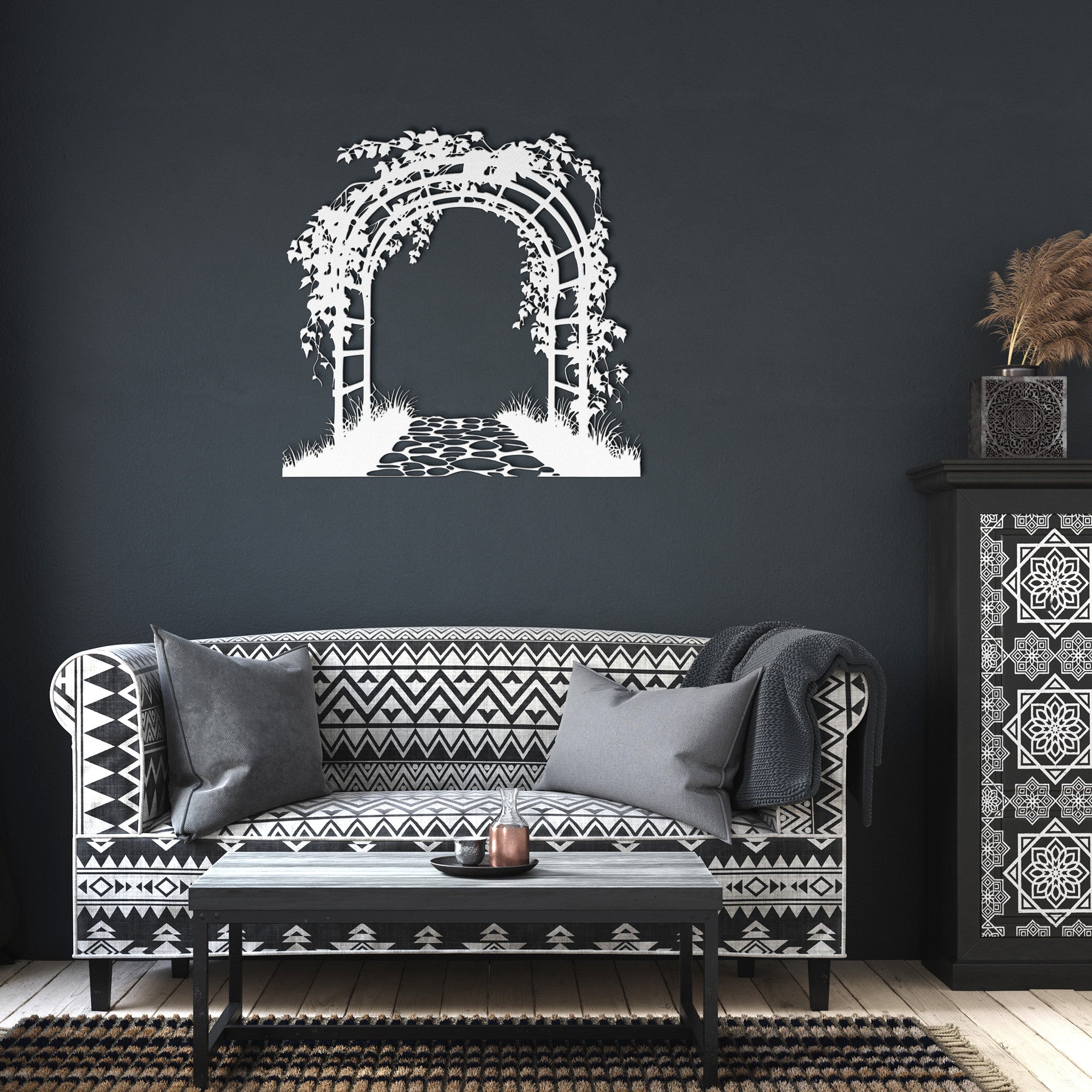 Garden Arch Metal Sign - Cool Metal Signs