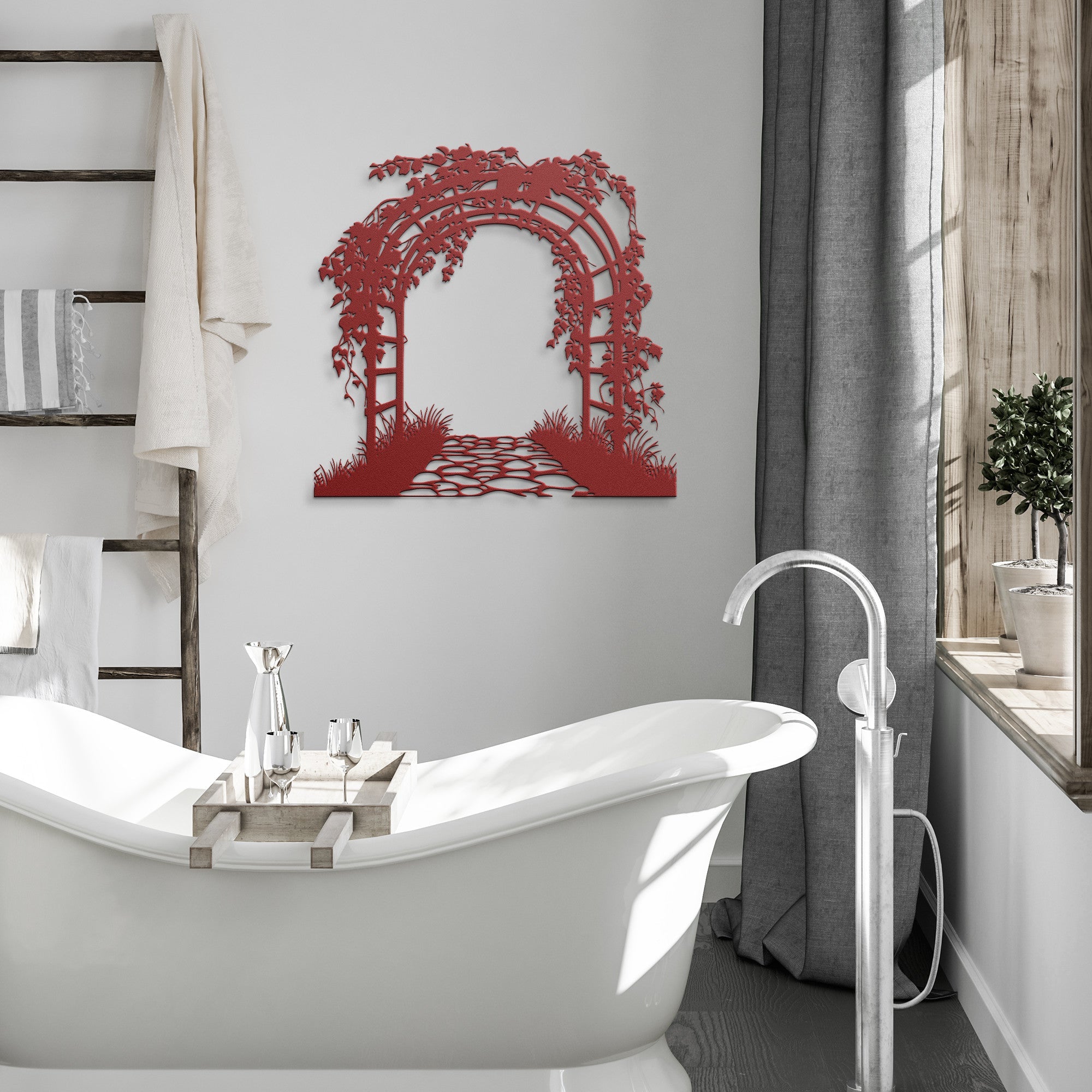 Garden Arch Metal Sign - Cool Metal Signs