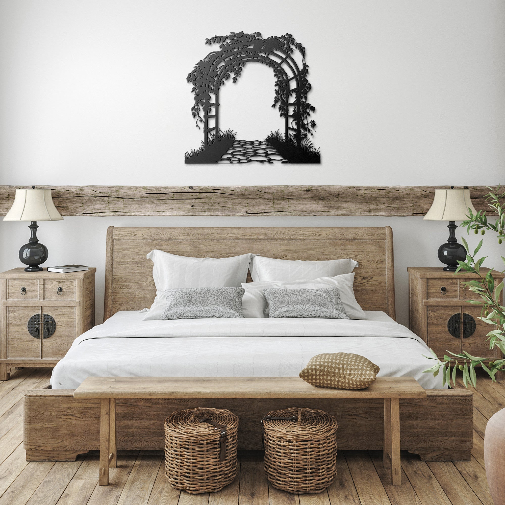 Garden Arch Metal Sign - Cool Metal Signs