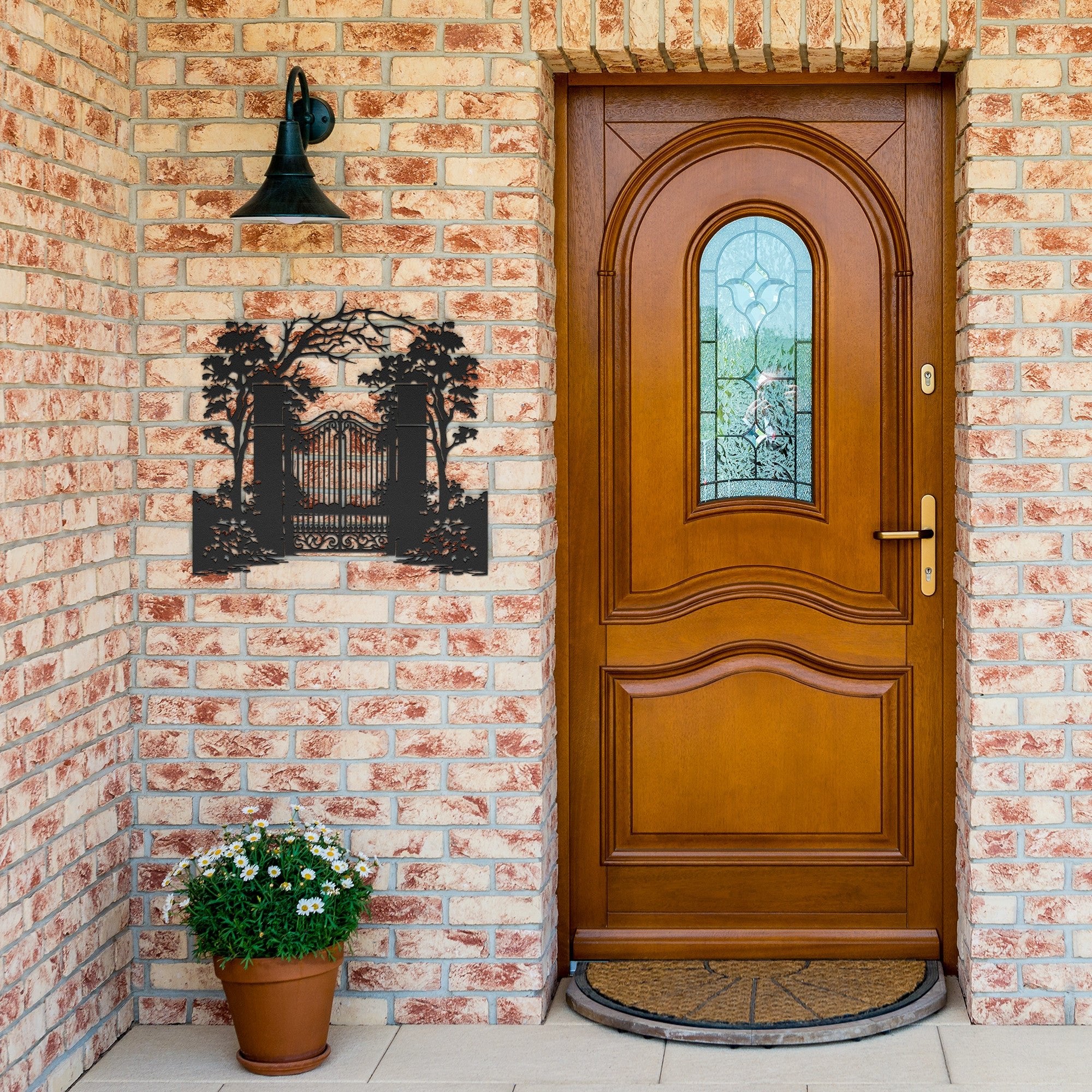 Garden Gate Metal Sign - Cool Metal Signs