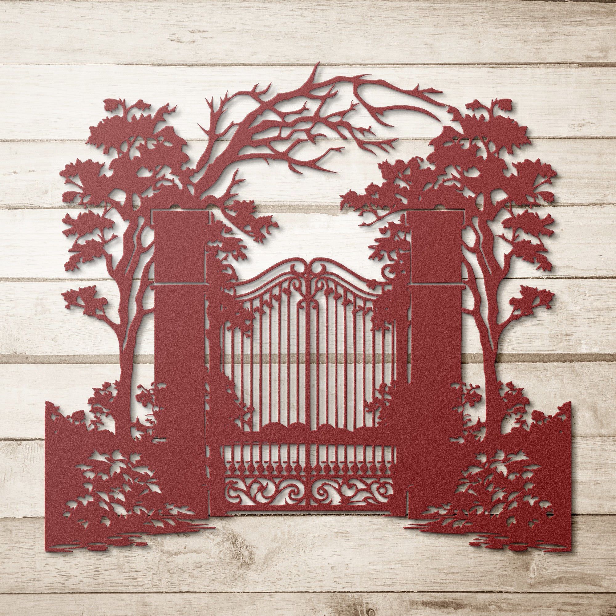 Garden Gate Metal Sign - Cool Metal Signs