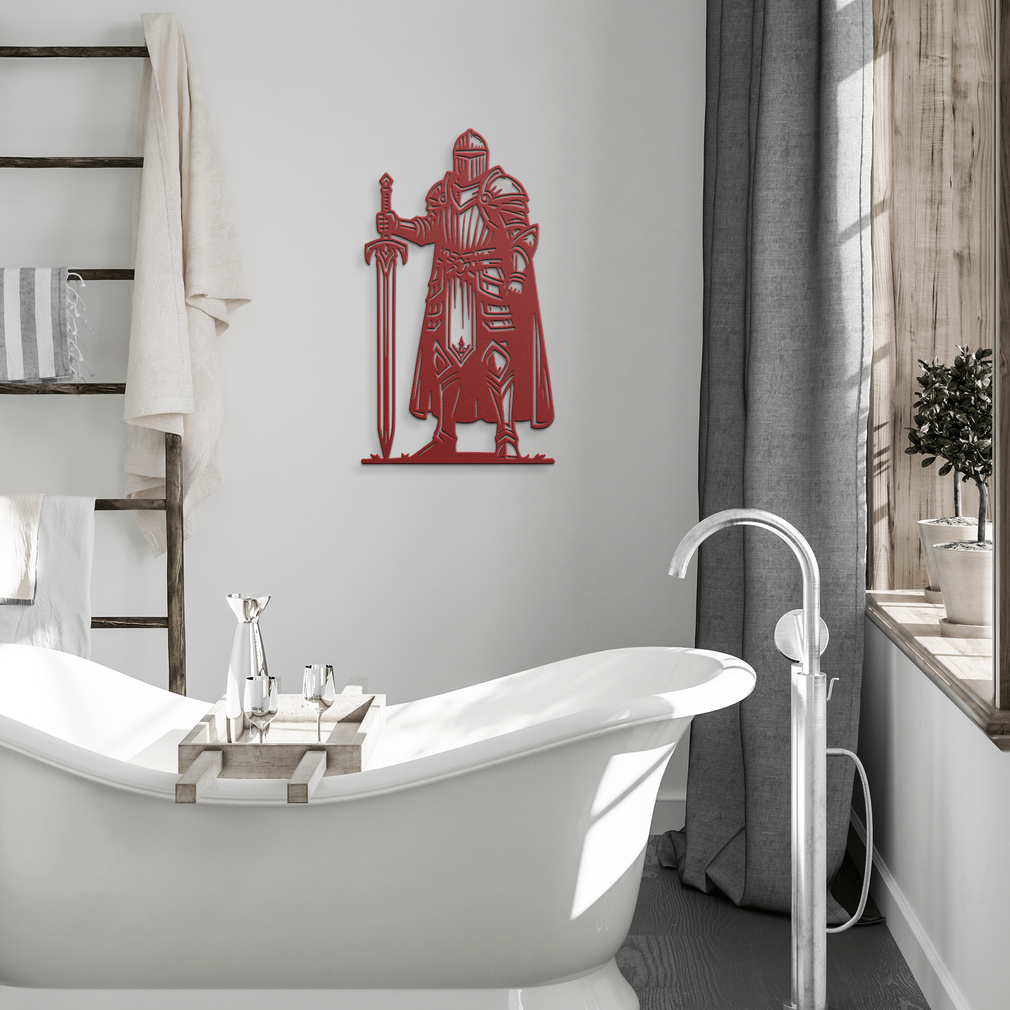 Knight Metal Sign - Cool Metal Signs