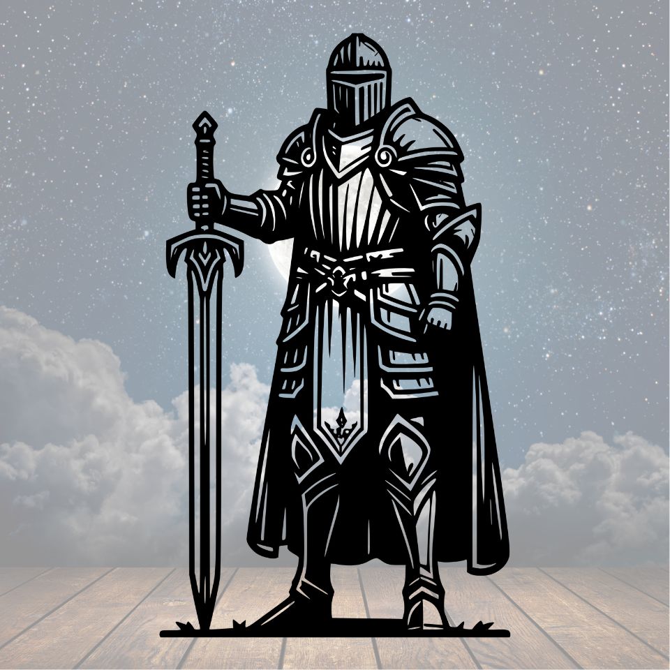 Knight Metal Sign - Cool Metal Signs