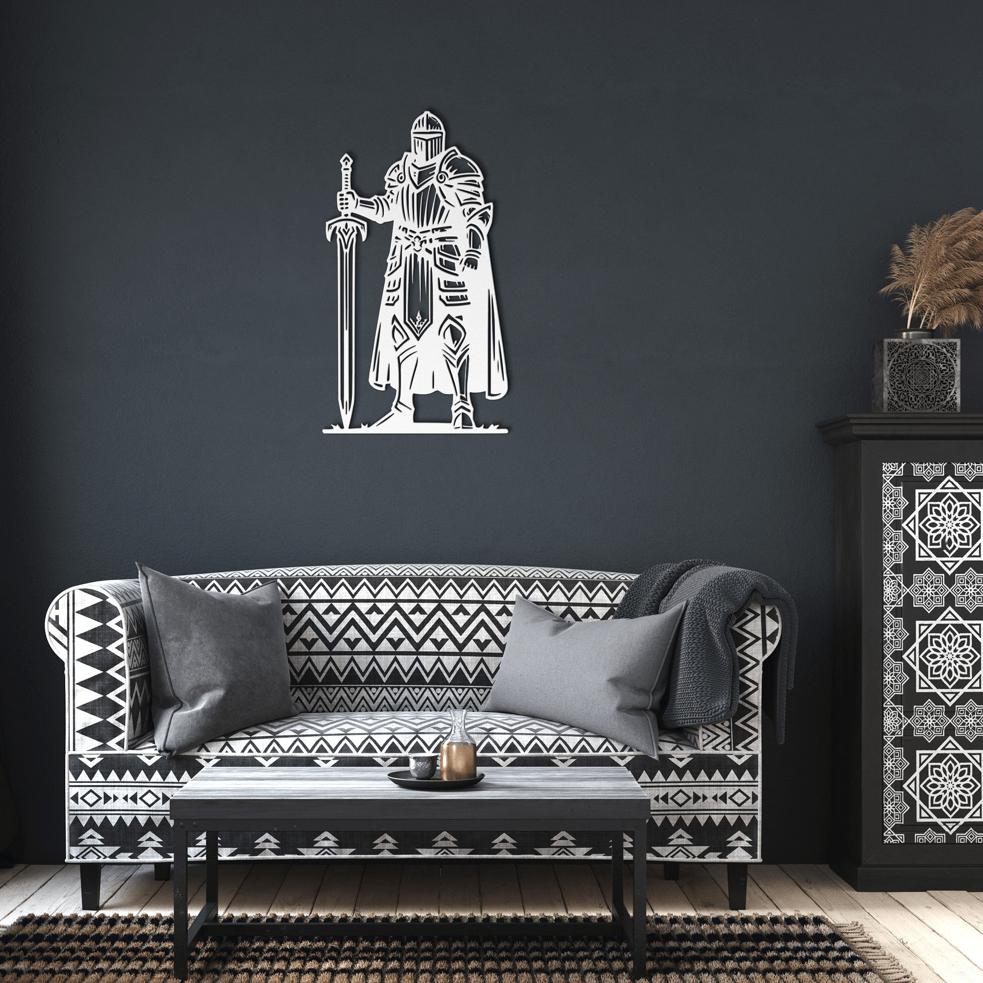 Knight Metal Sign - Cool Metal Signs