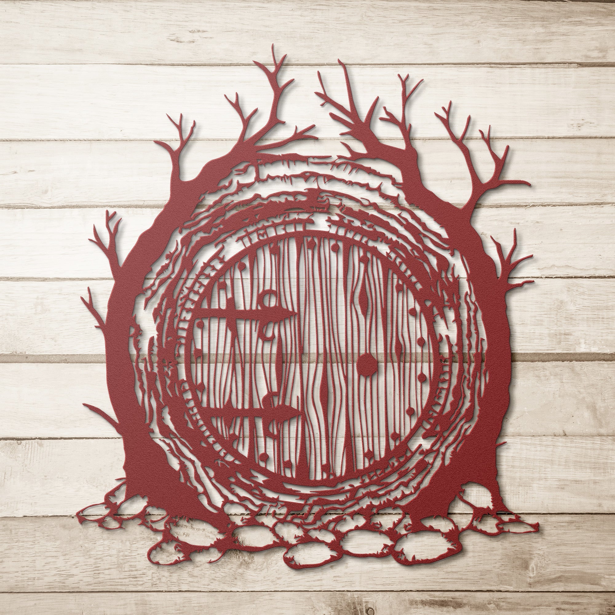 LOTR Hole in the Ground Metal Sign - Cool Metal Signs