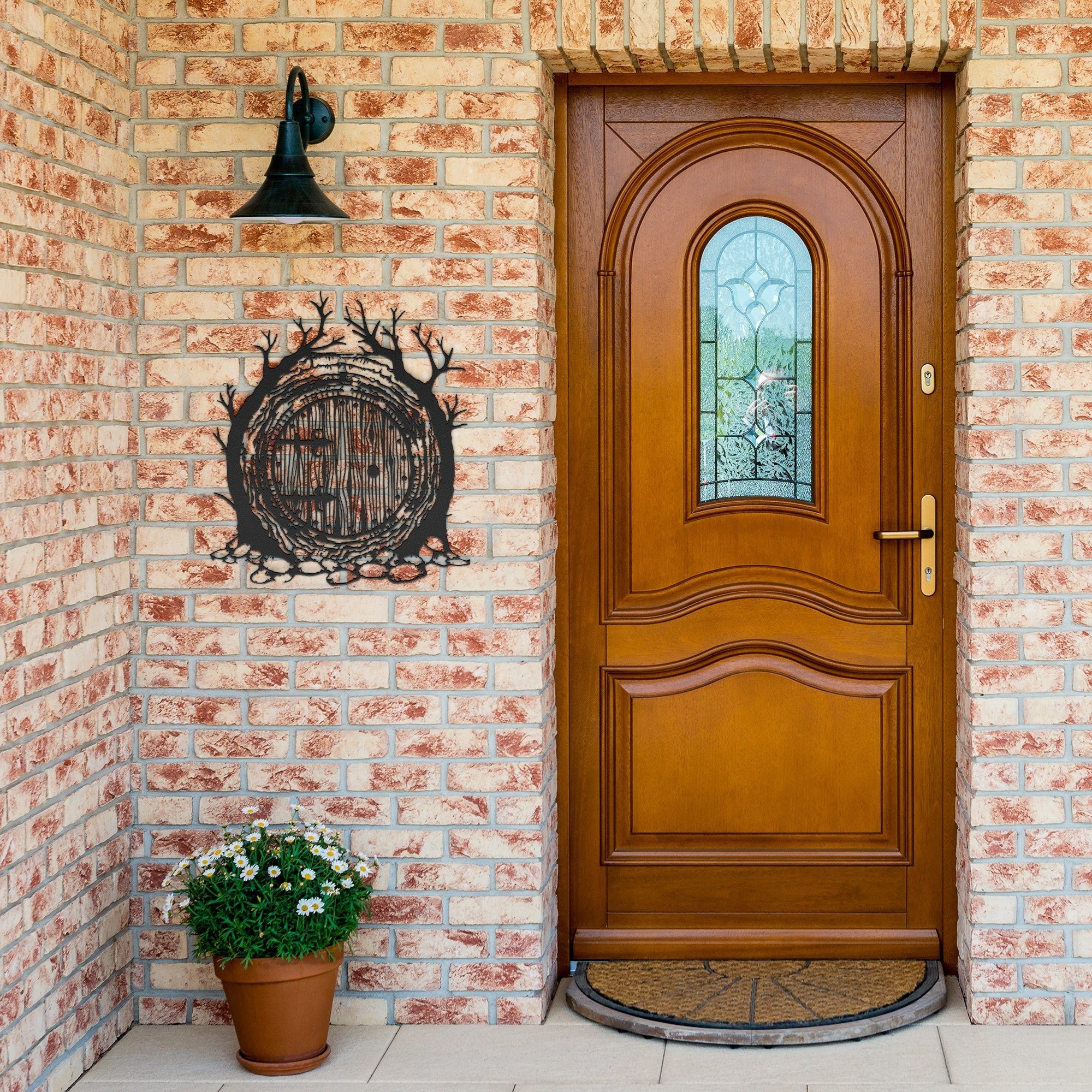 LOTR Hole in the Ground Metal Sign - Cool Metal Signs