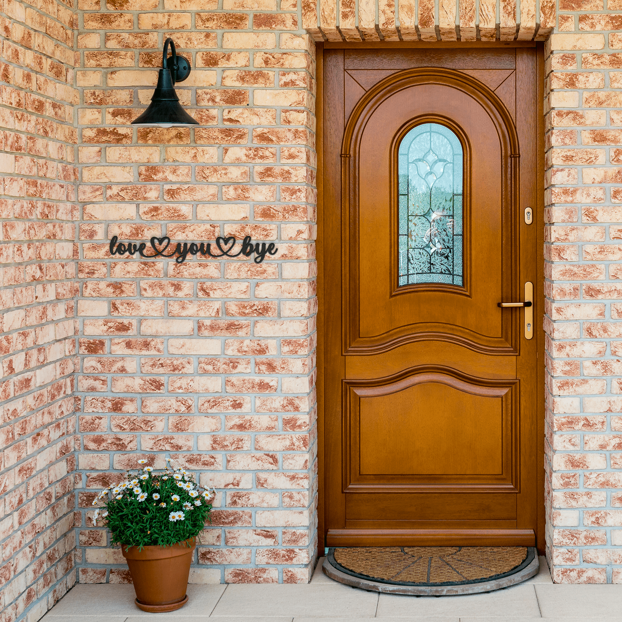 Love You Bye Metal Sign - Cool Metal Signs