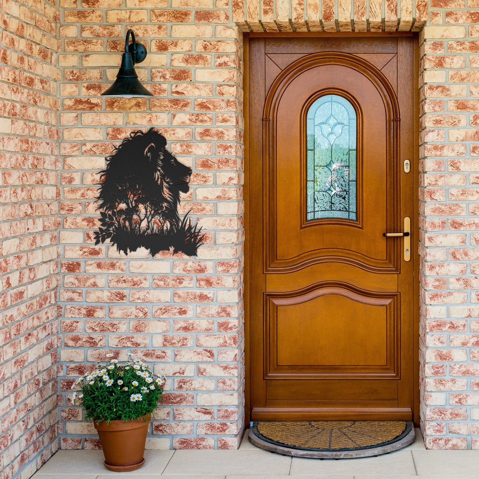 Majestic Lion Metal Sign - Cool Metal Signs