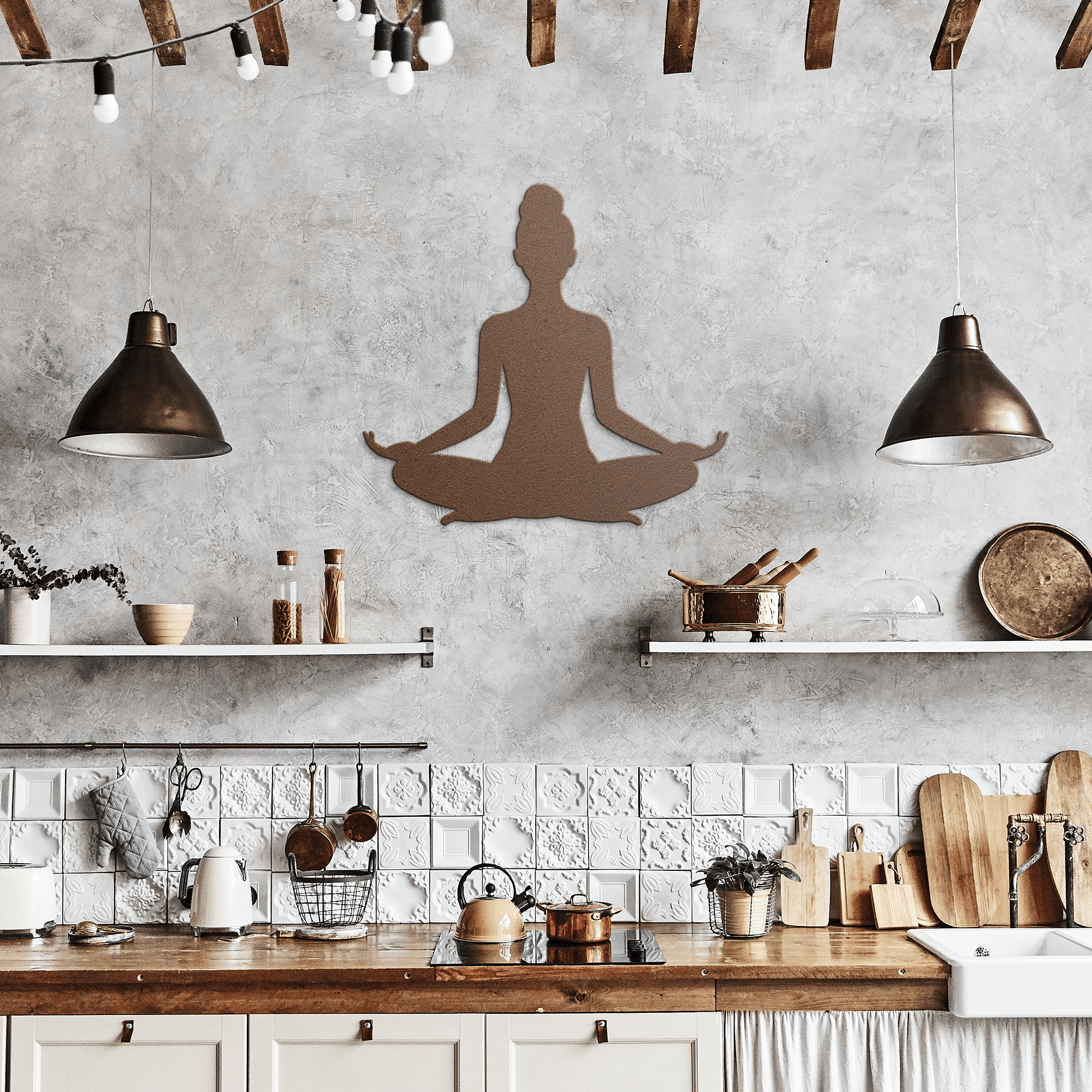 Meditation Metal Sign - Cool Metal Signs