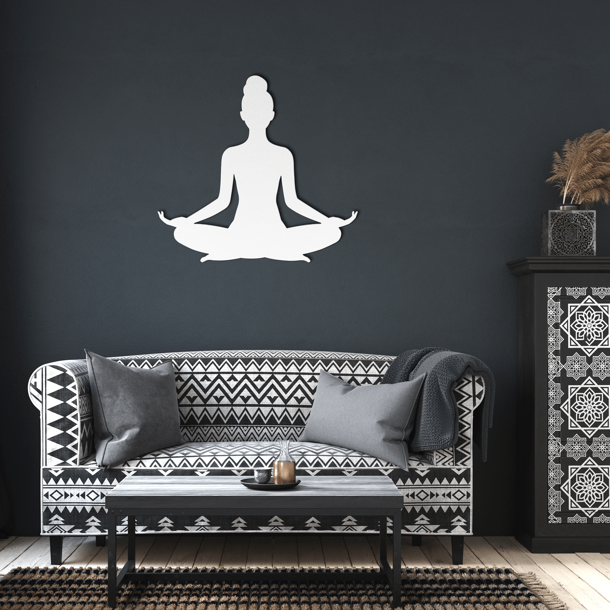 Meditation Metal Sign - Cool Metal Signs