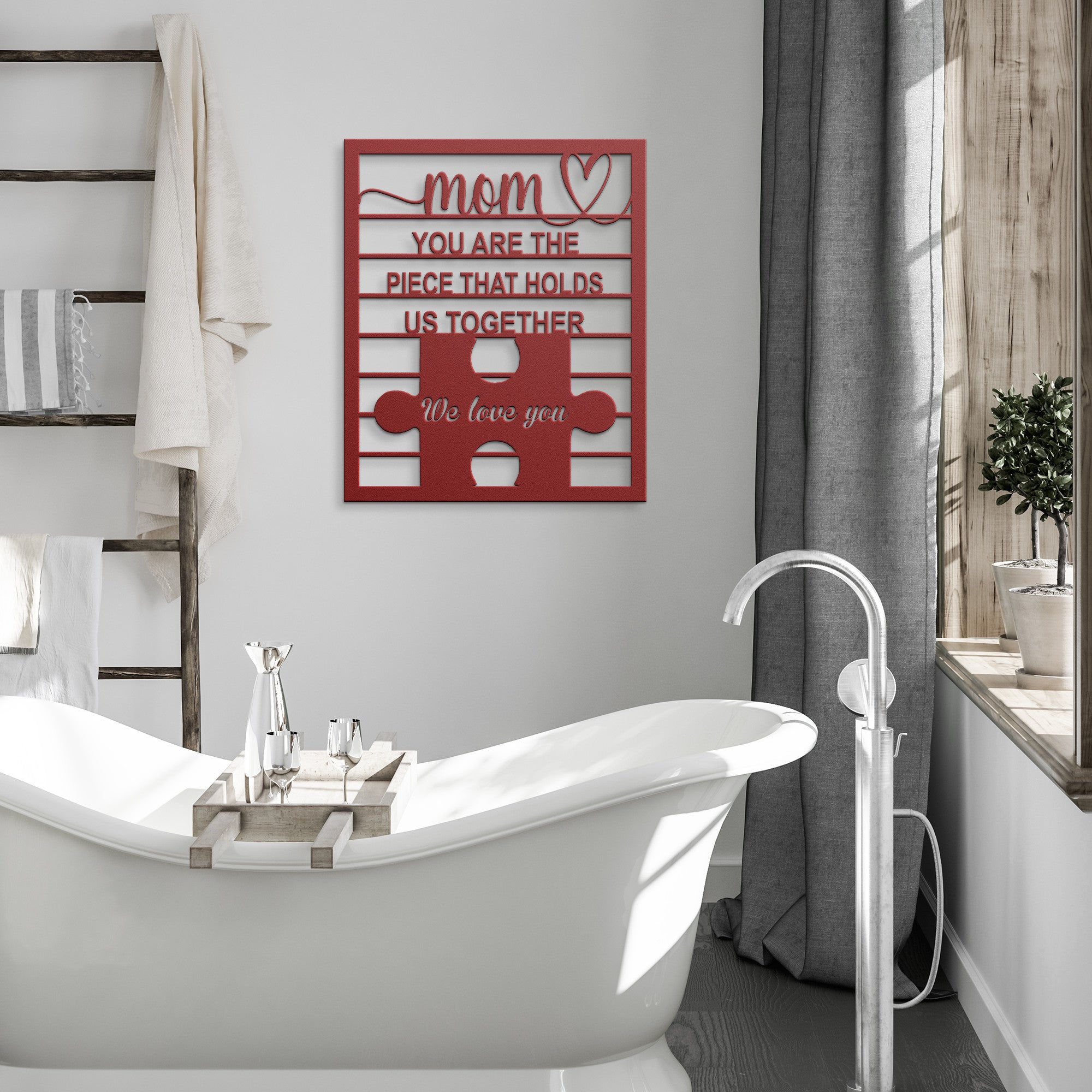 Mom Puzzle Sign - Cool Metal Signs