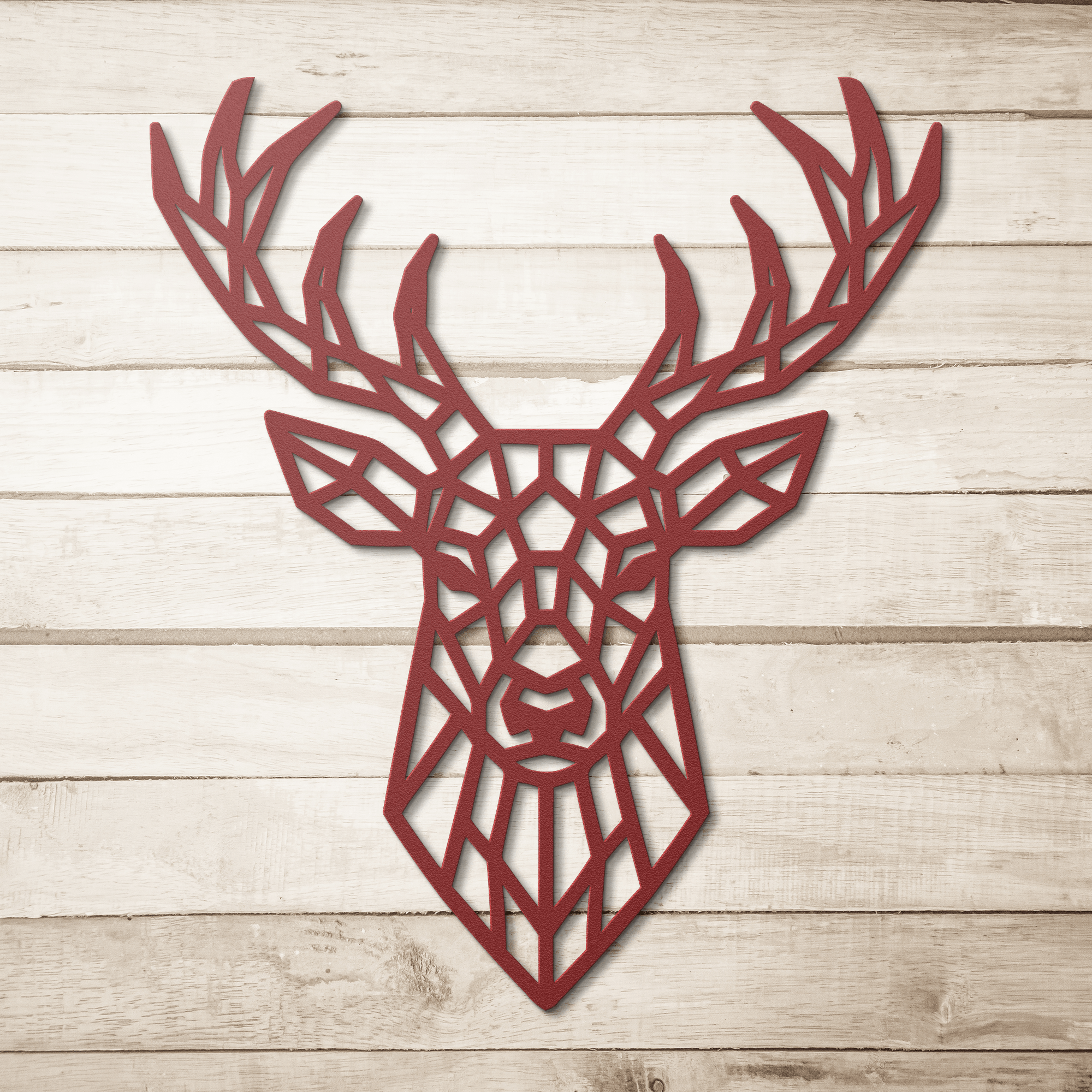 Mosaic Stag Metal Sign - Cool Metal Signs