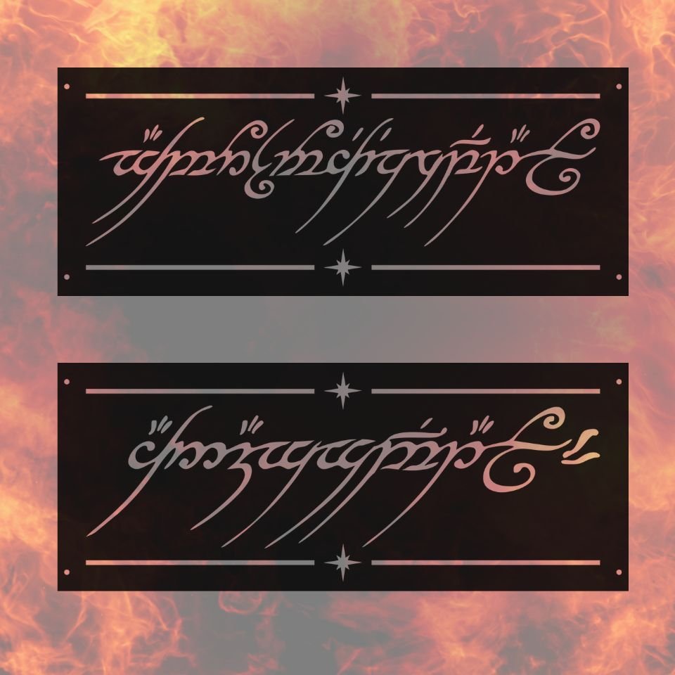 One Ring Rules Them ALL Fire Pit Ring - Cool Metal Signs