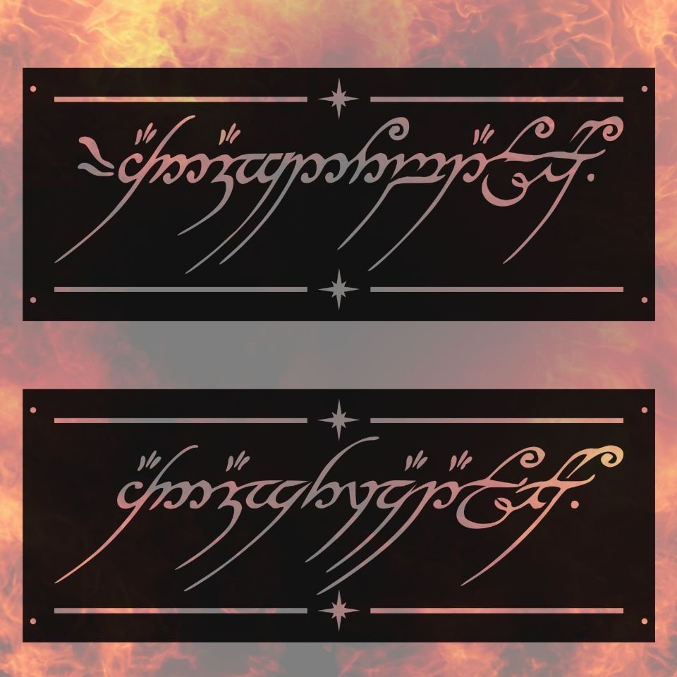 One Ring Rules Them ALL Fire Pit Ring - Cool Metal Signs