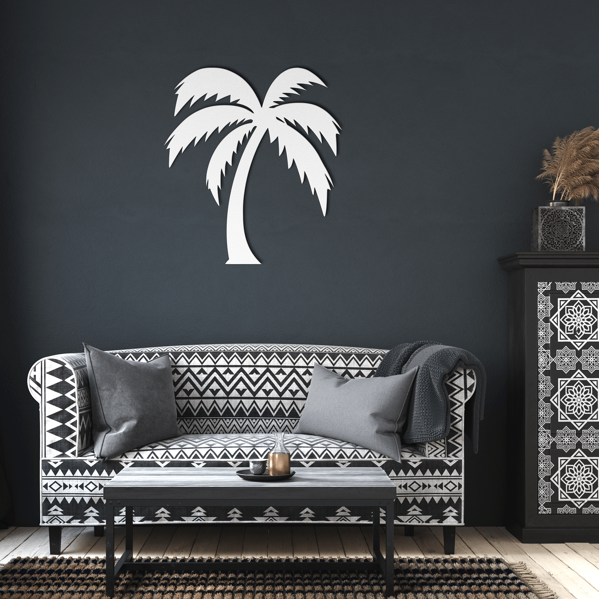 Palm Tree Metal Sign - Cool Metal Signs