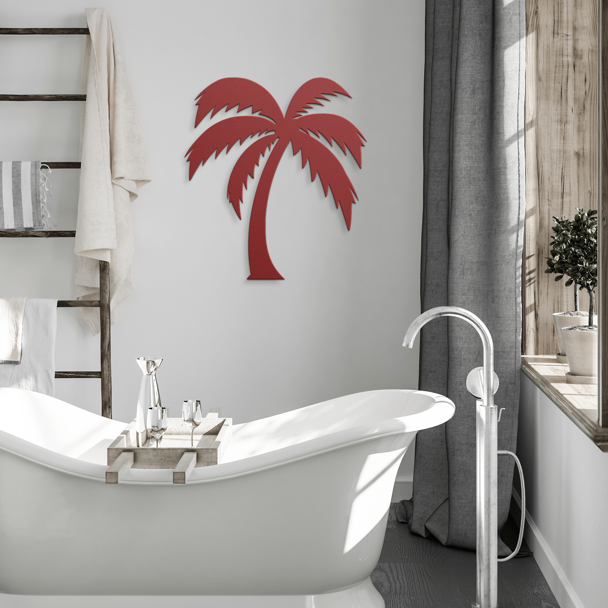 Palm Tree Metal Sign - Cool Metal Signs