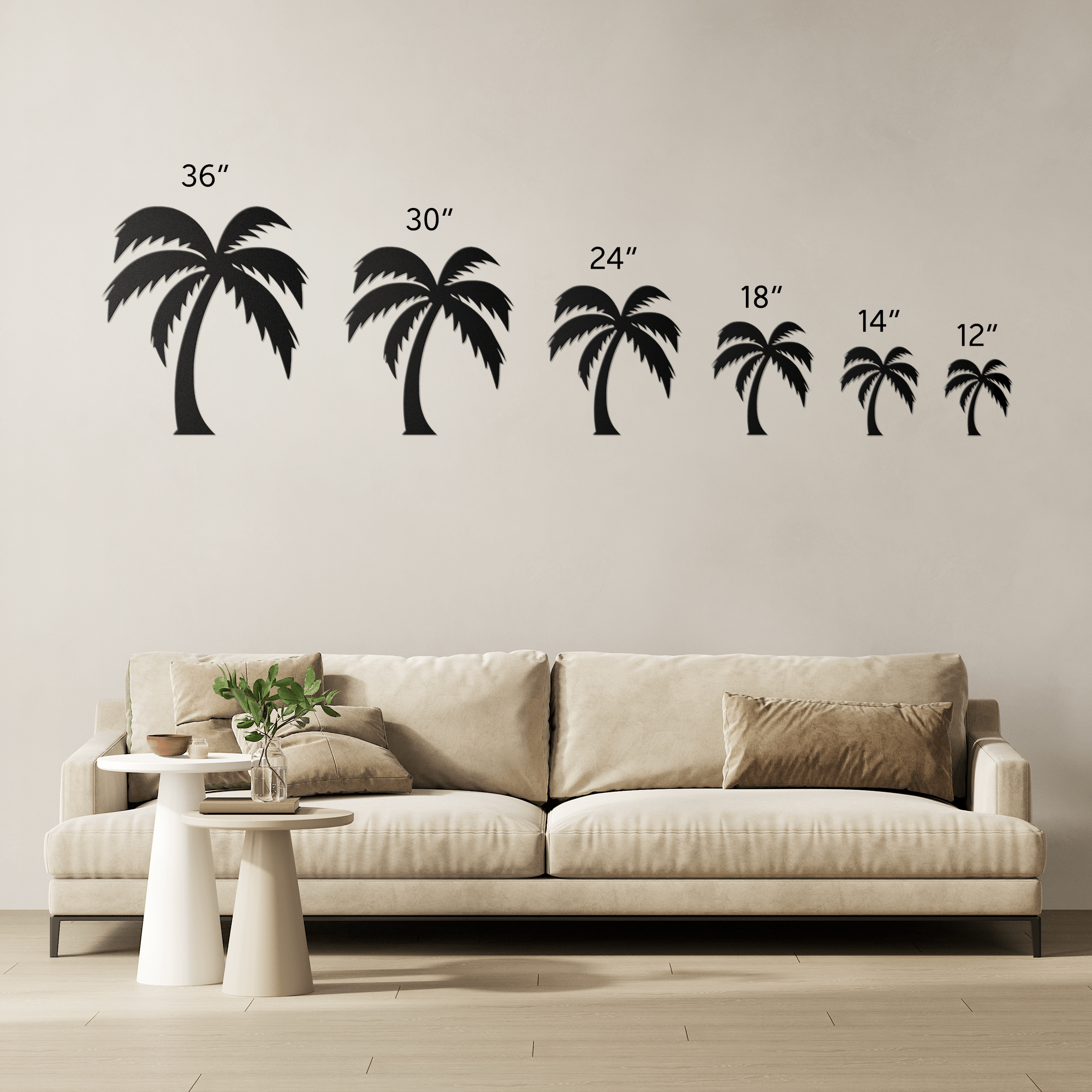 Palm Tree Metal Sign - Cool Metal Signs