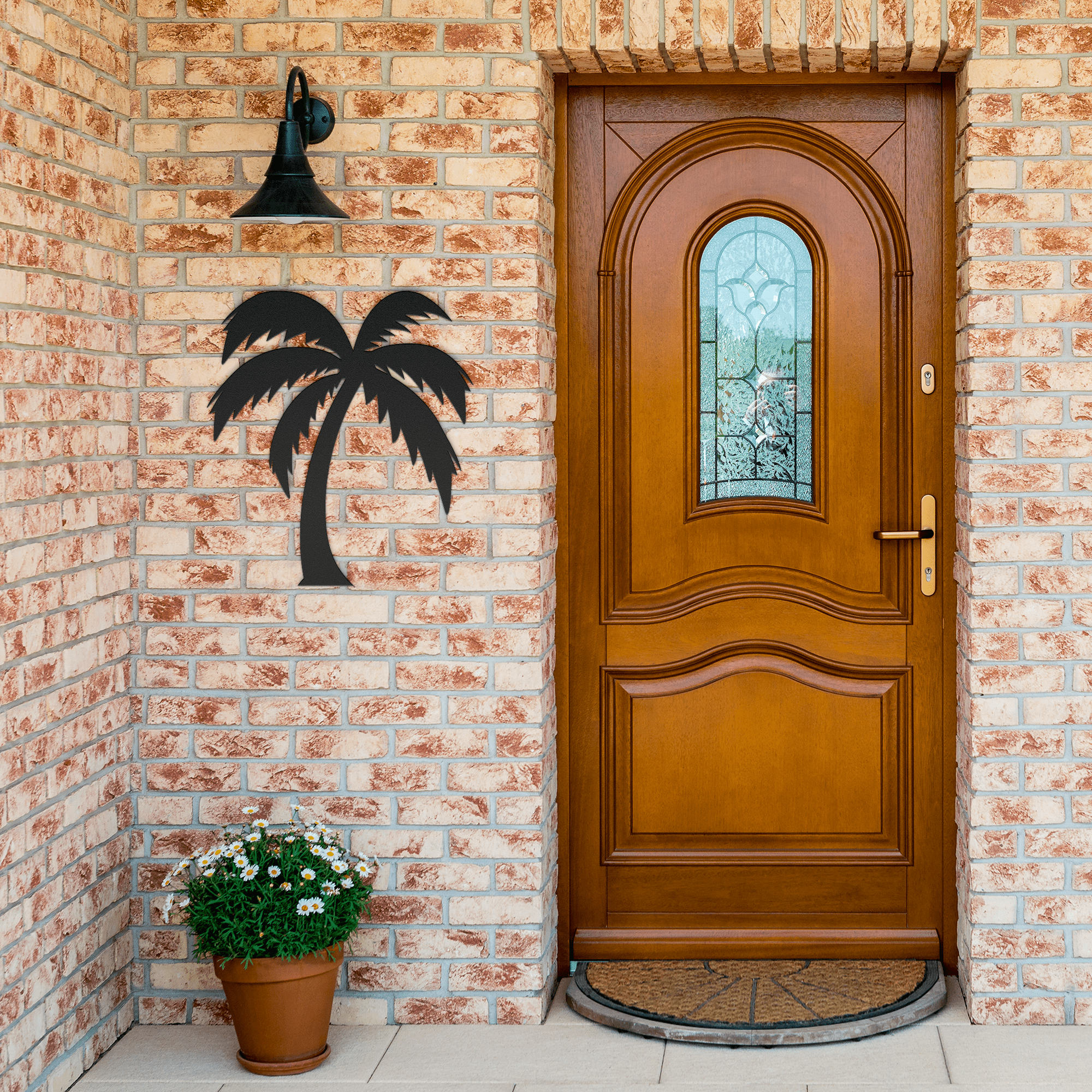 Palm Tree Metal Sign - Cool Metal Signs