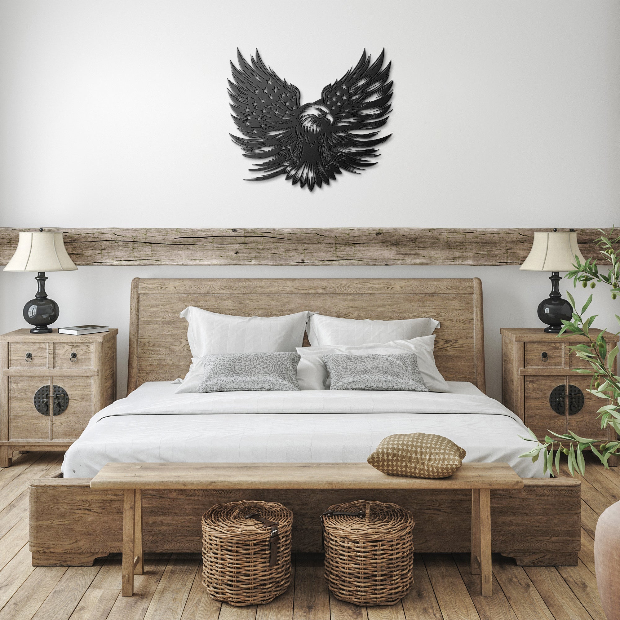 Patriot Eagle Sign - Cool Metal Signs