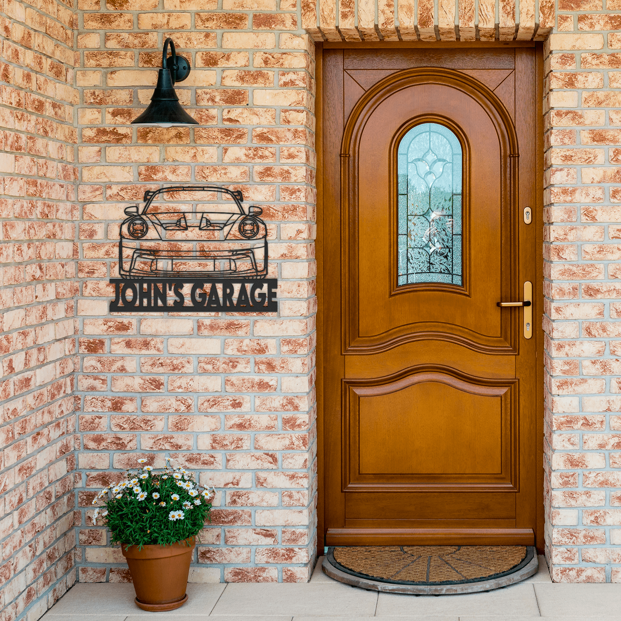 Personalized 911 Sports Car Metal Sign - Cool Metal Signs