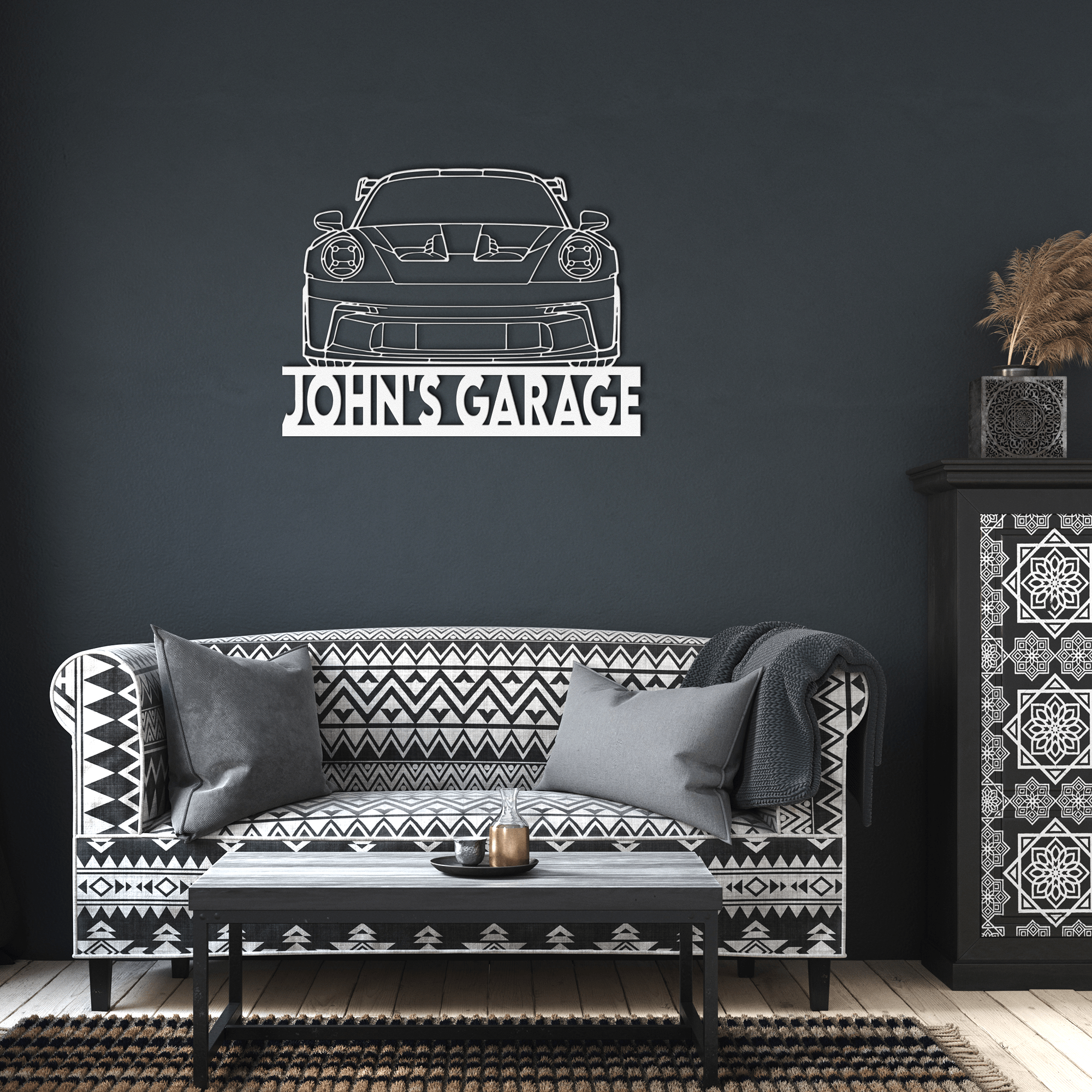 Personalized 911 Sports Car Metal Sign - Cool Metal Signs