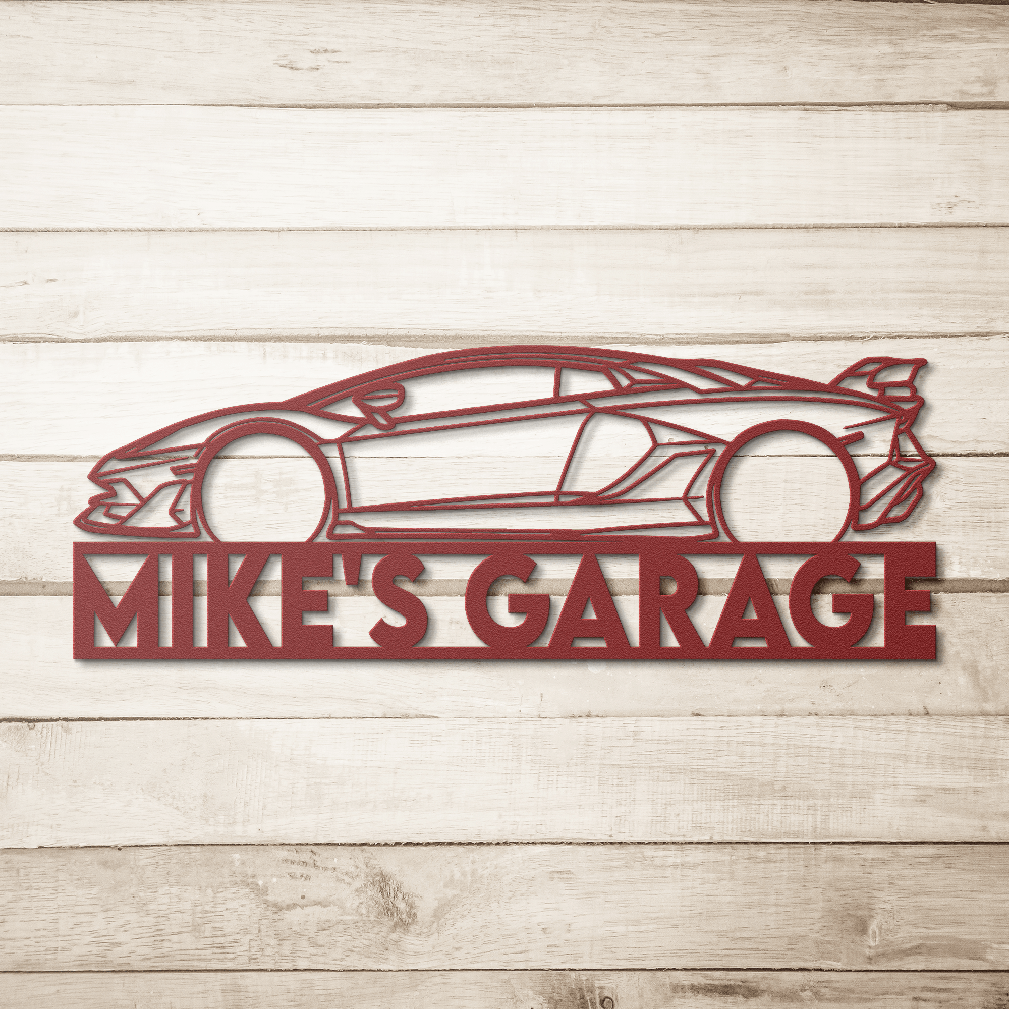 Personalized Aventador Metal Sign - Cool Metal Signs