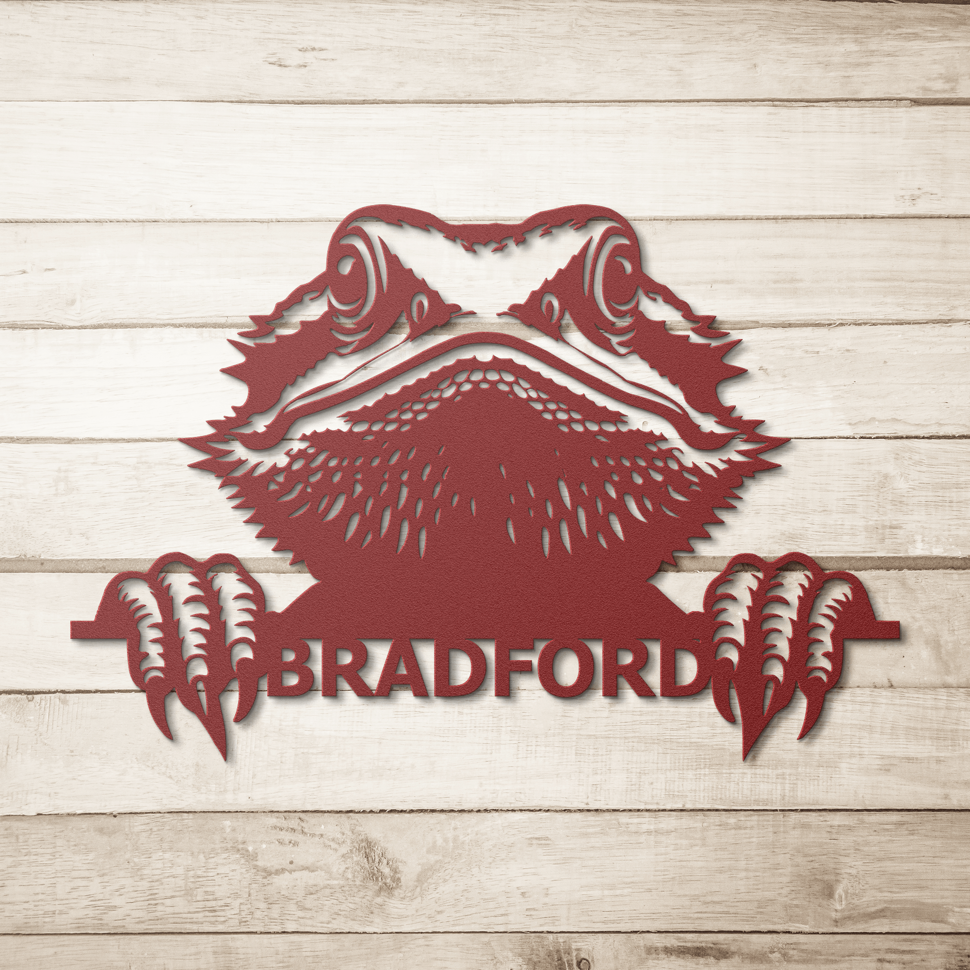 Personalized Bearded Dragon - Cool Metal Signs