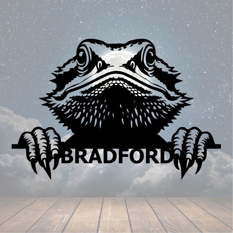 Personalized Bearded Dragon - Cool Metal Signs