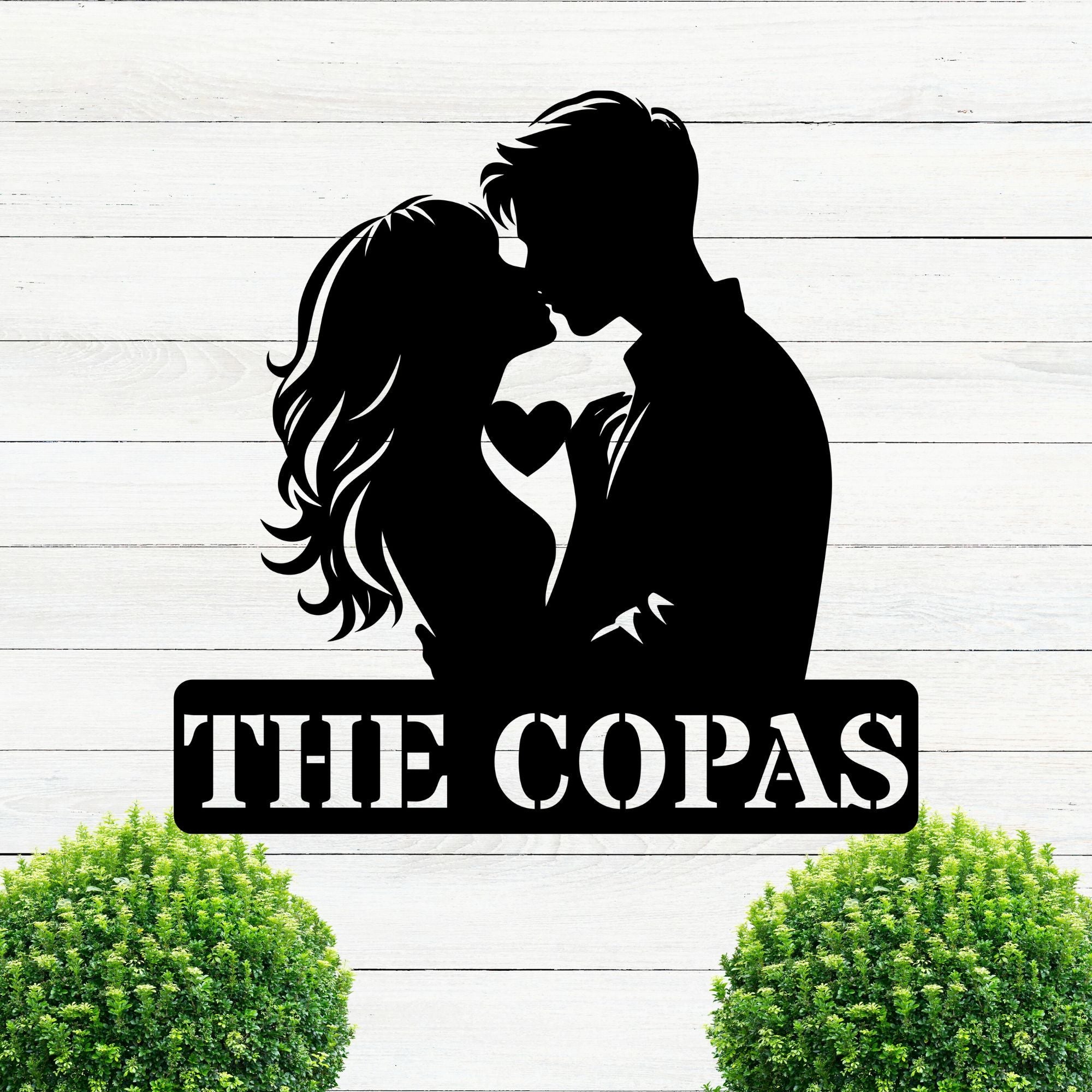 Personalized Couple Sign - Cool Metal Signs